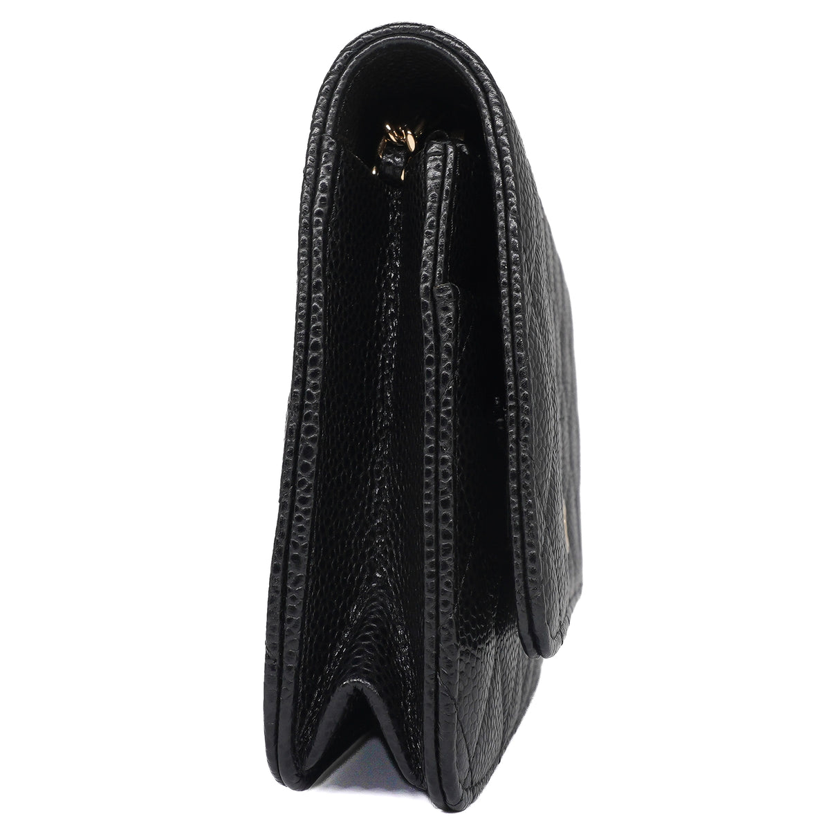 Chanel Wallet on Chain Caviar Black Gold Hardware