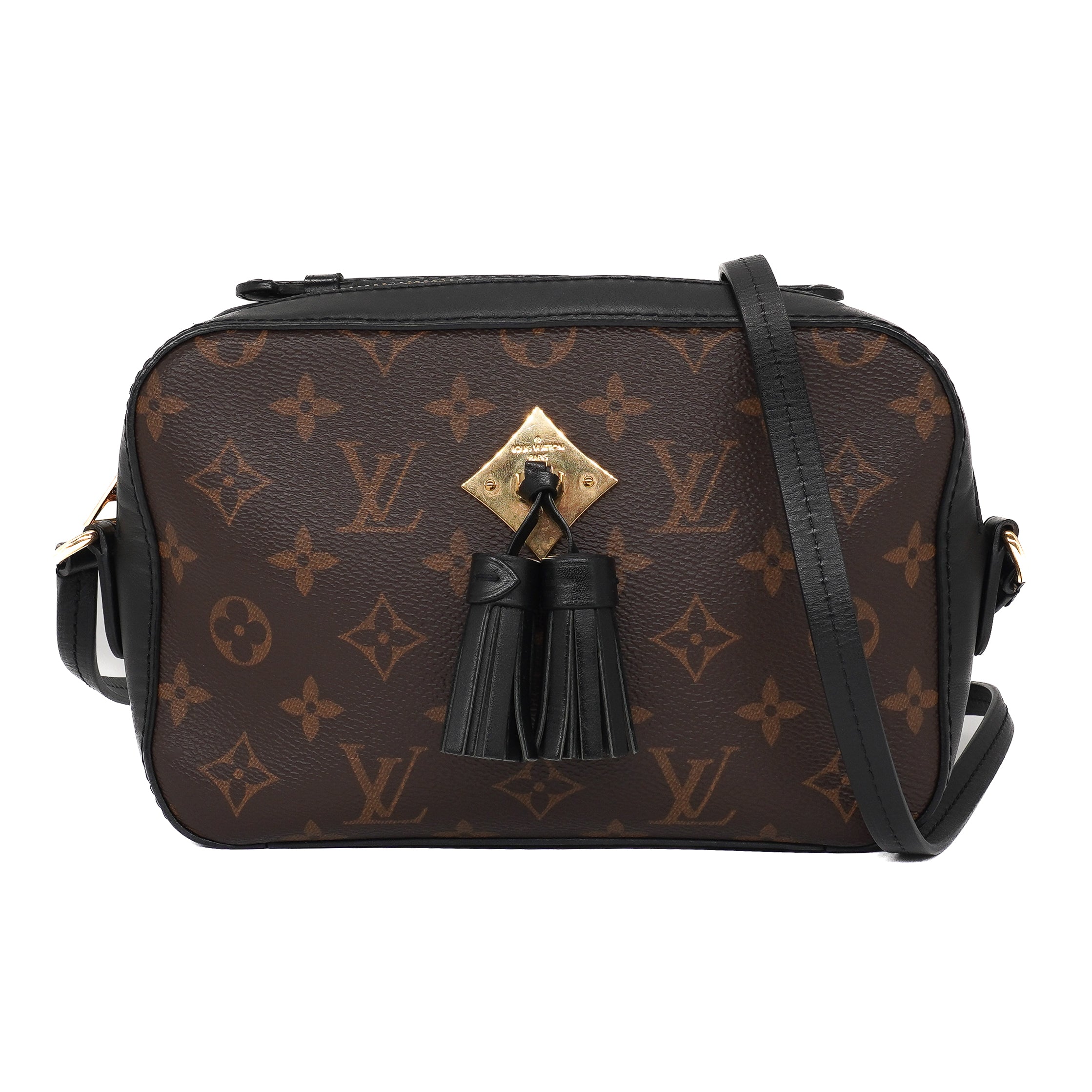 Louis Vuitton Monogram and Black Saintonge