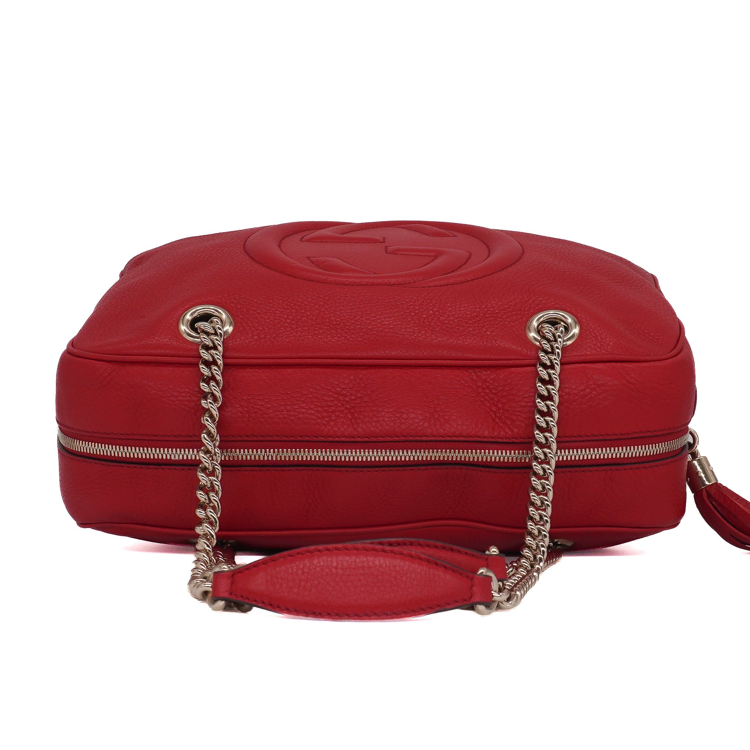 Gucci Pebbled Calfskin Medium Soho Bowler