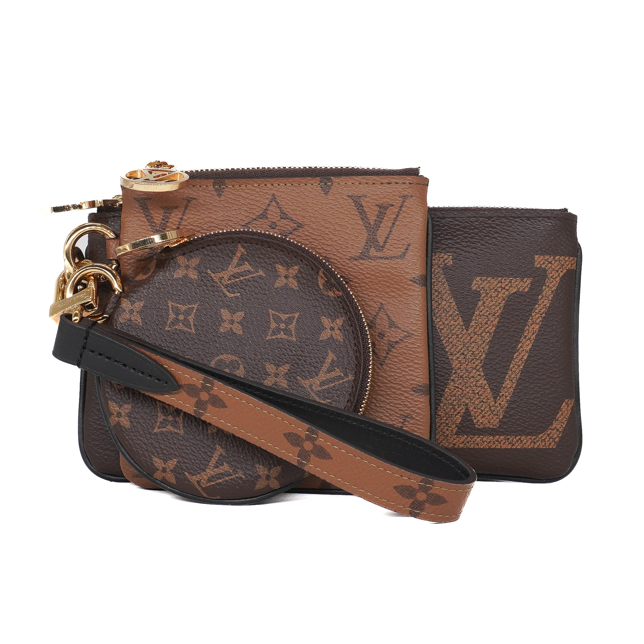 Louis Vuitton Reverse Monogram Giant Trio Pouch