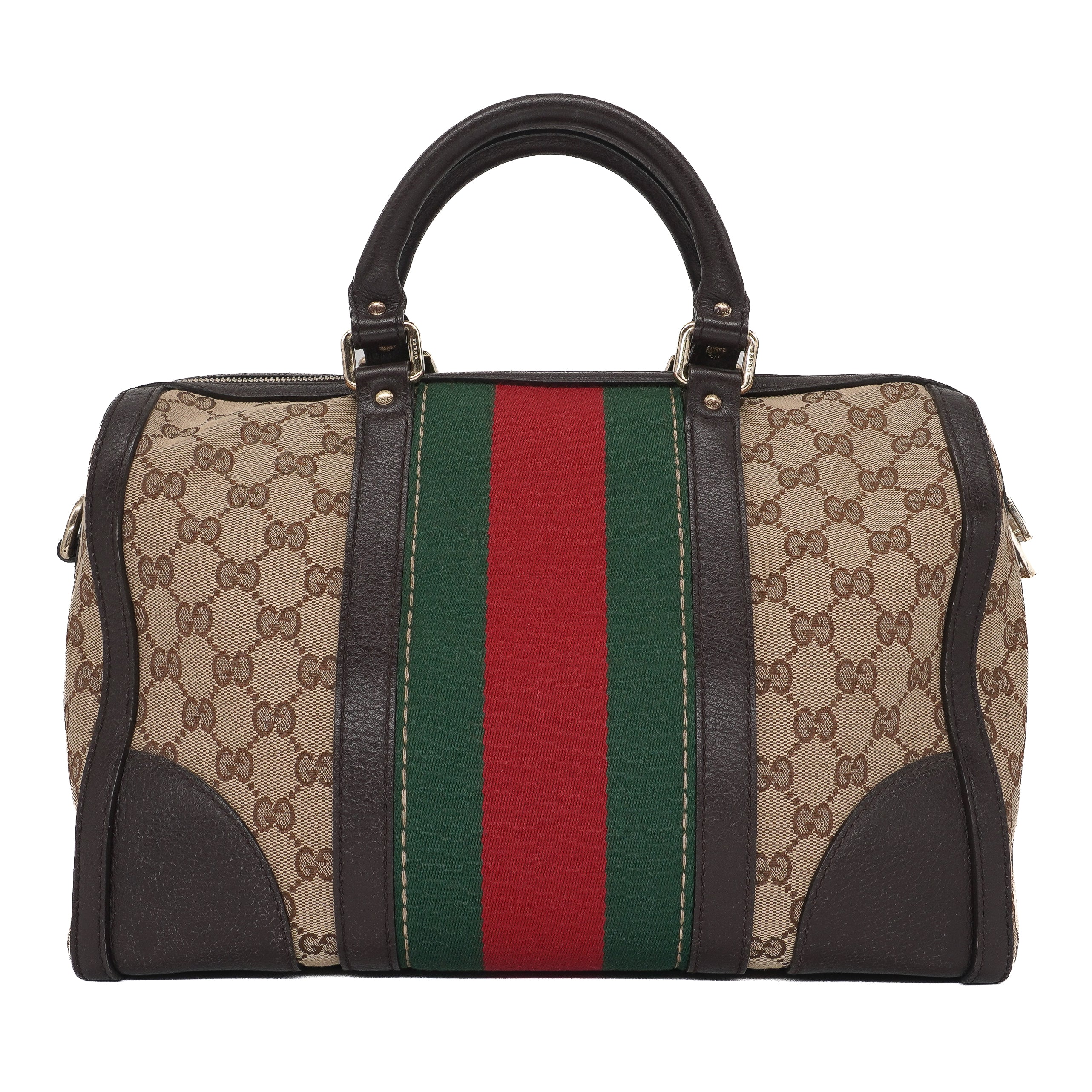 Gucci Medium Webby Bee Boston Bag