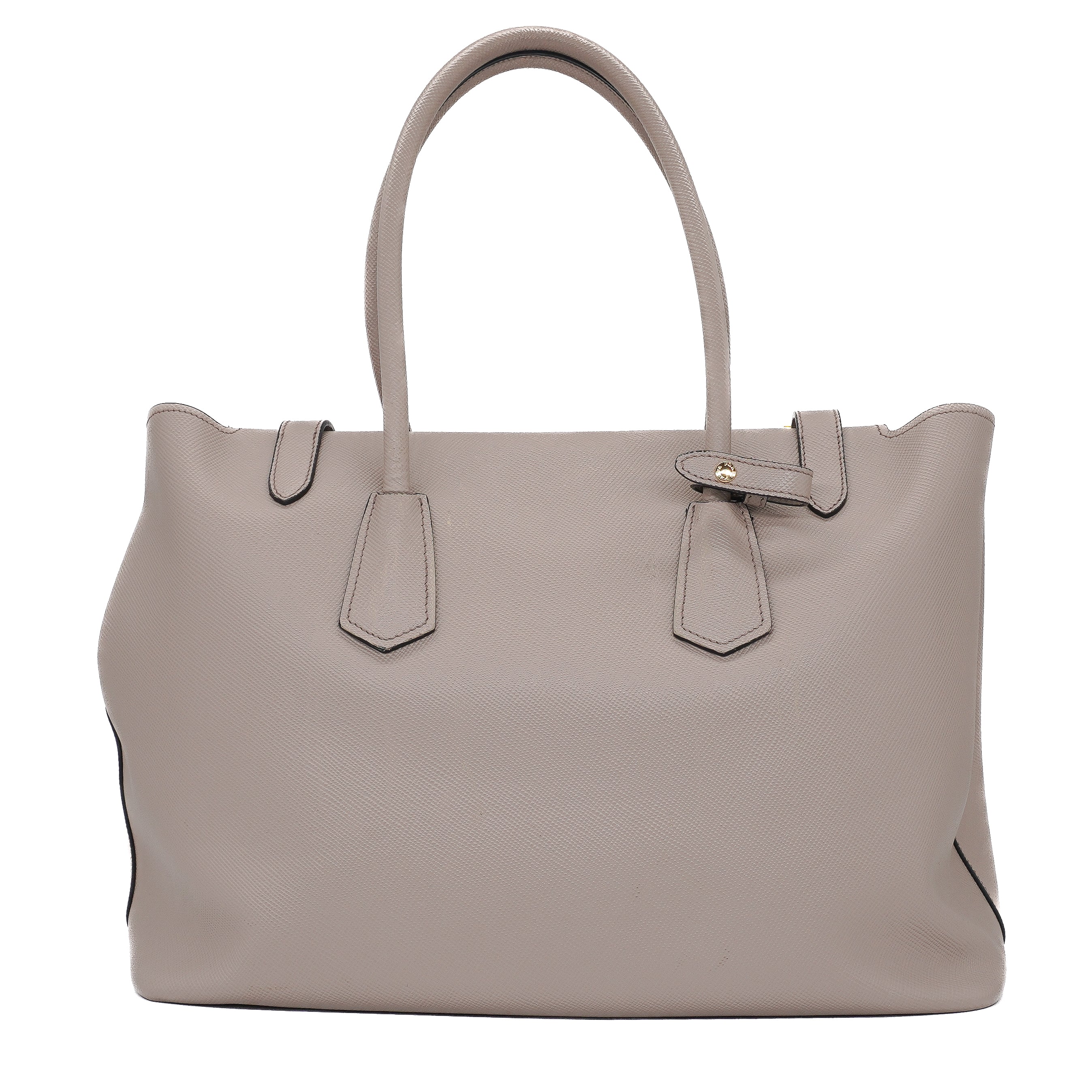 Prada City Saffiano Large Buckle Tote