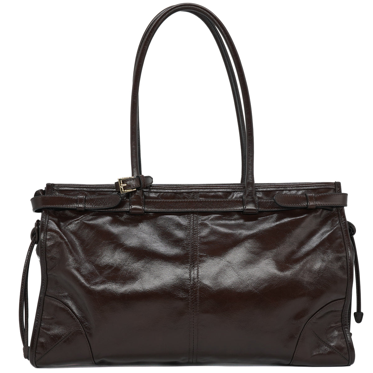 Prada Bonnie Large Tote Shiny Nappa