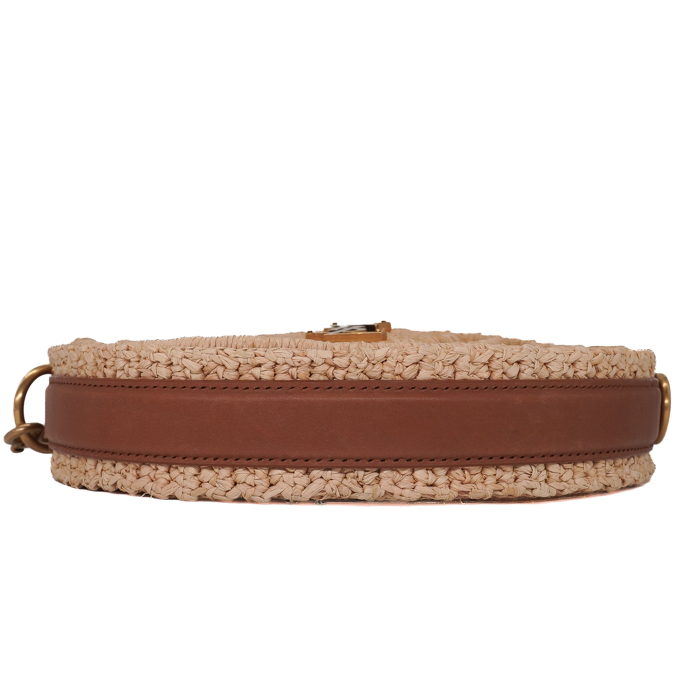 Saint Laurent Raffia Round