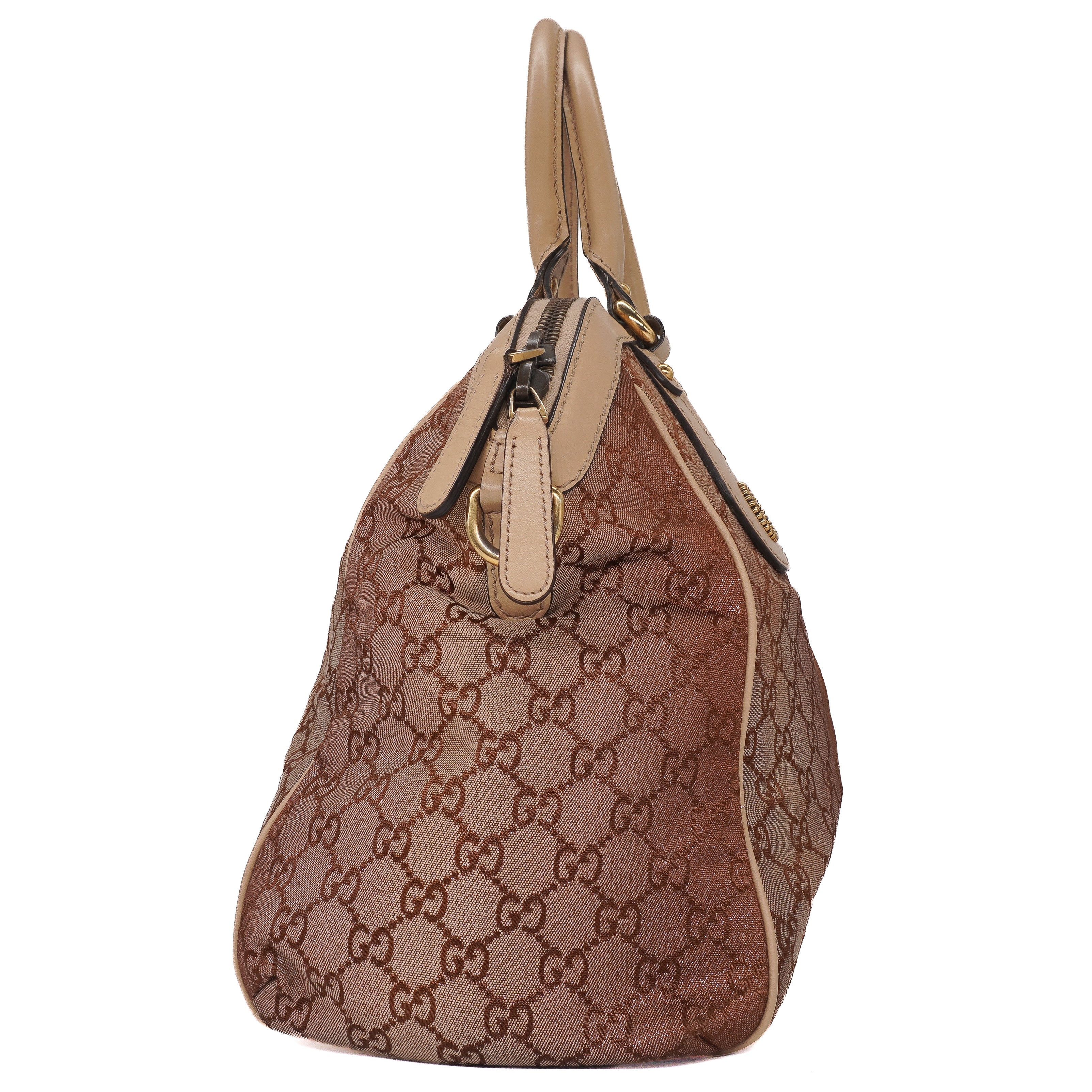 Gucci Monogram Lurex Scarlett Top Handle Bag