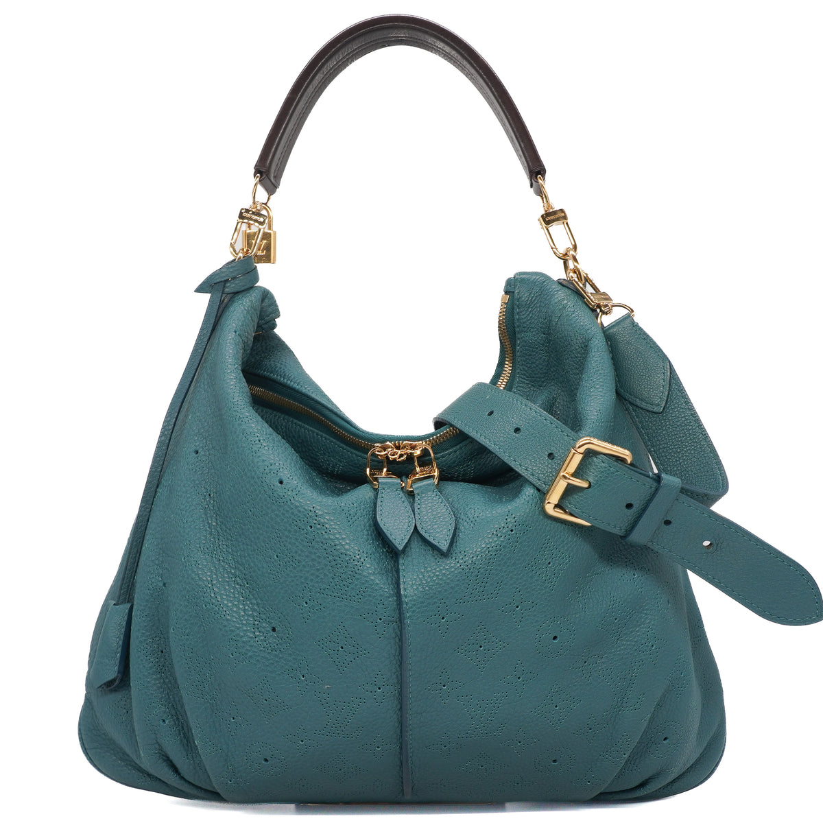 Louis Vuitton Séléné MM Mahina Dark Turquoise