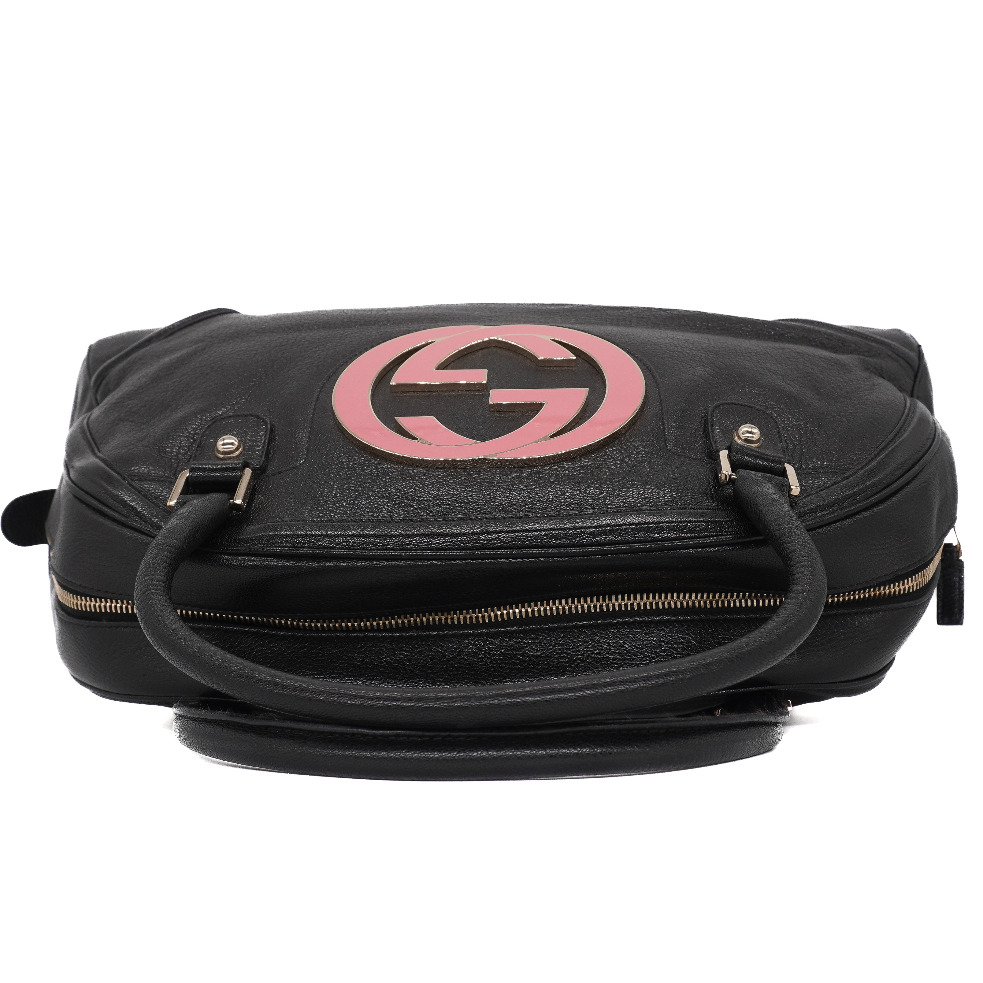 Gucci Patent Leather Blondie Bowler Bag