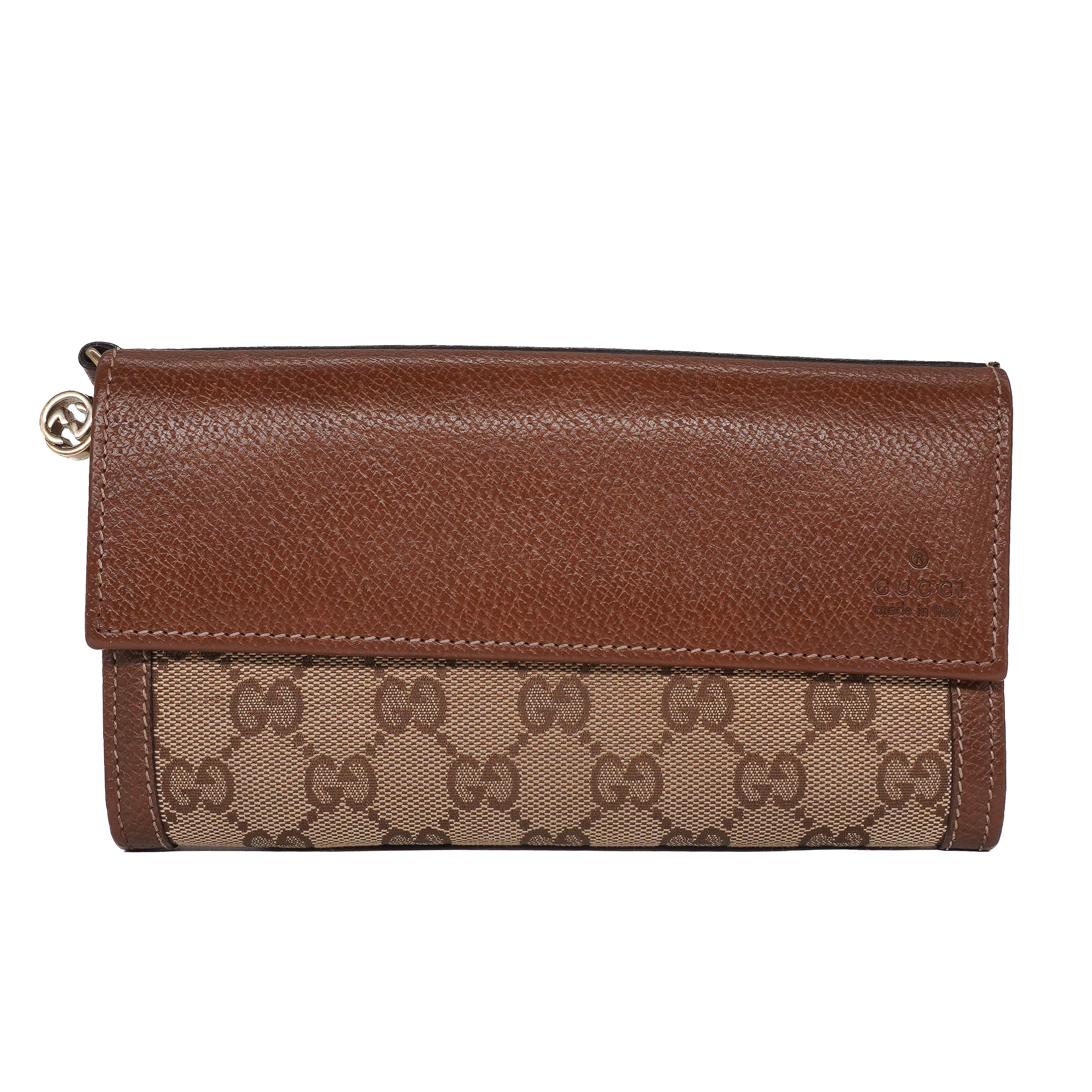 Gucci Original GG Canvas Continental Flap Wallet