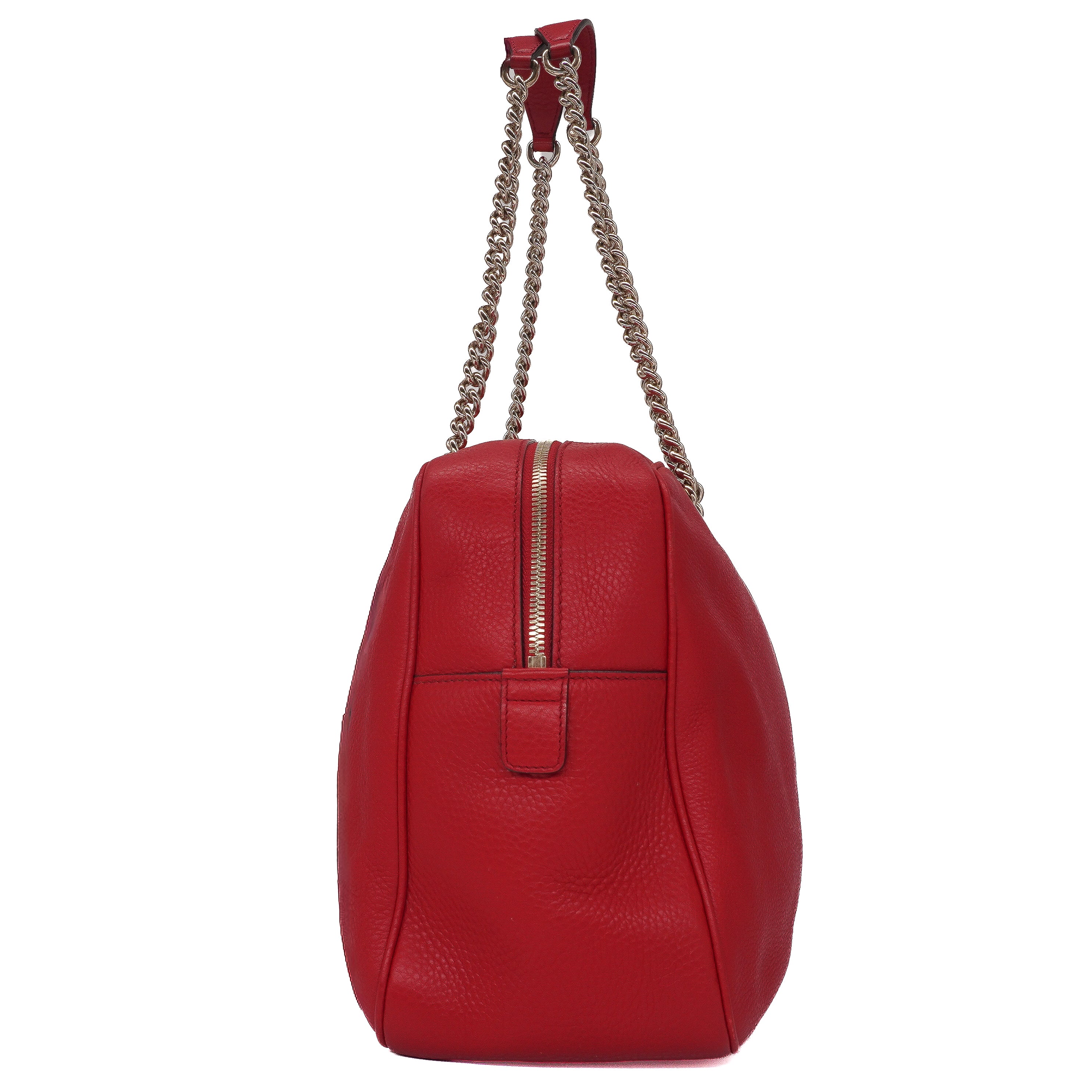 Gucci Pebbled Calfskin Medium Soho Bowler