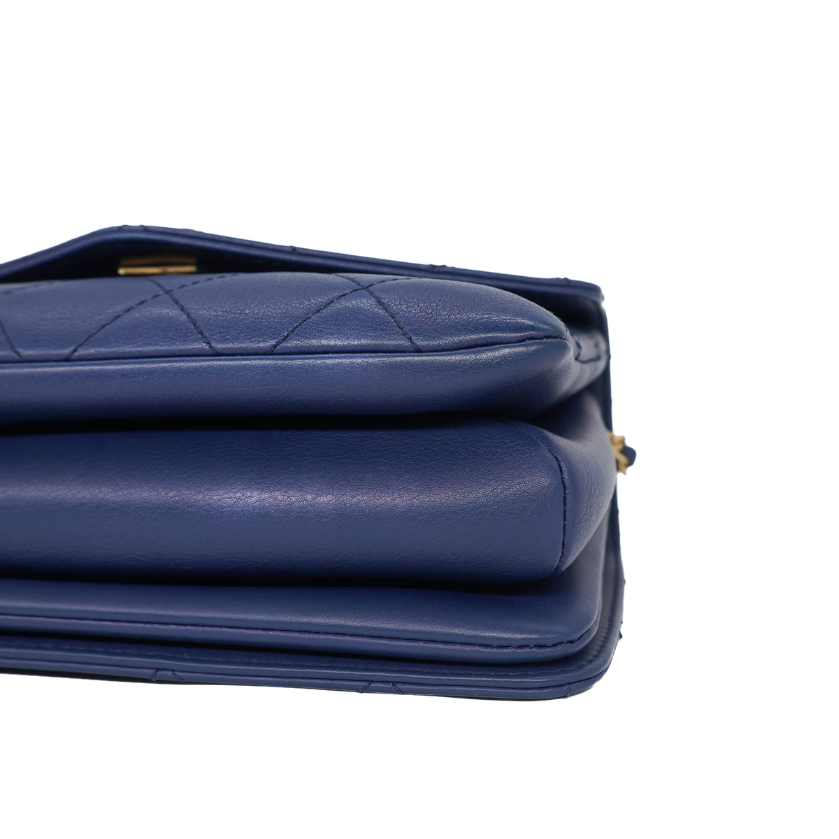 Chanel Charming Top Handle Envelope Bag Calfskin Blue