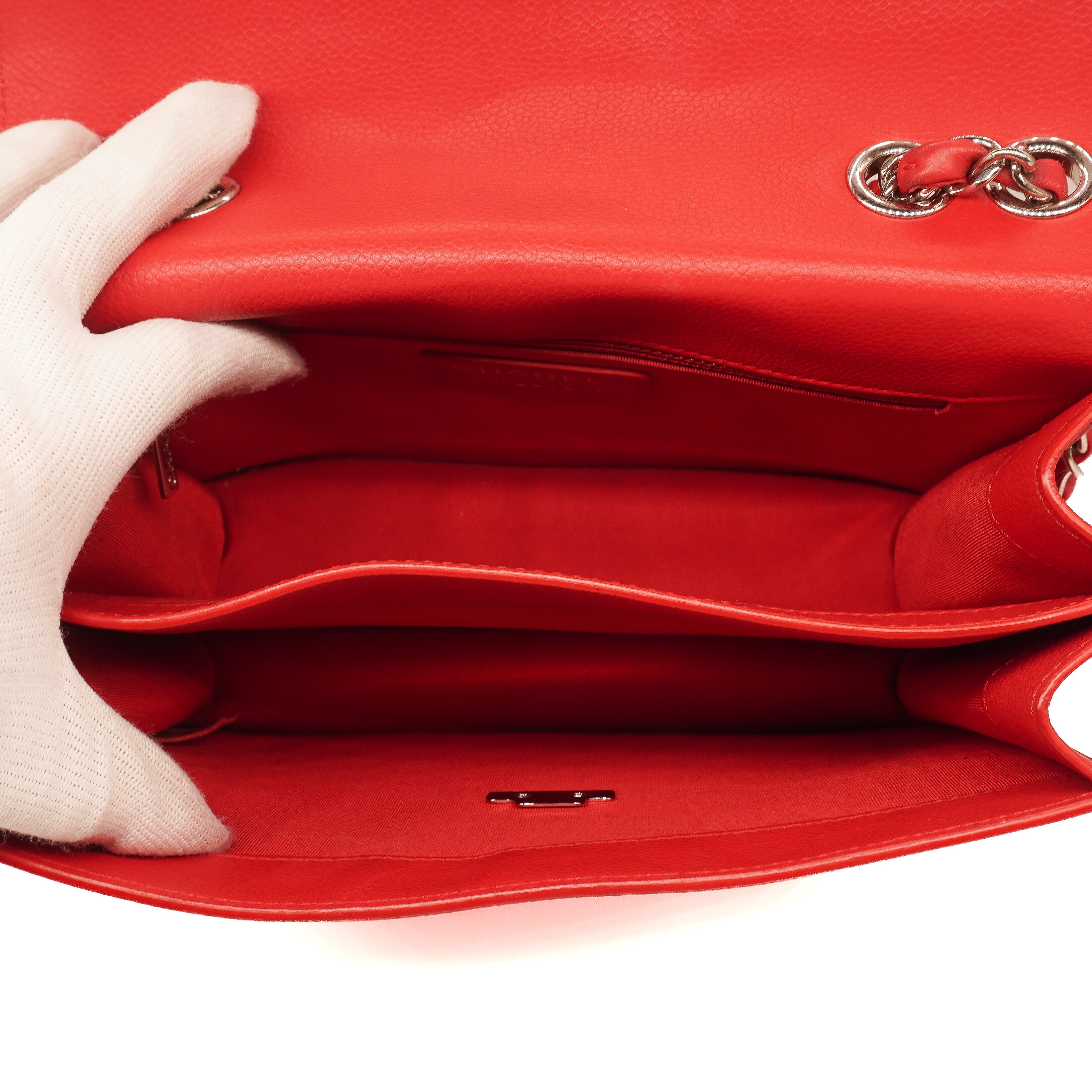 Chanel Grained Calfskin Quilted Small CC Box Flap Bag