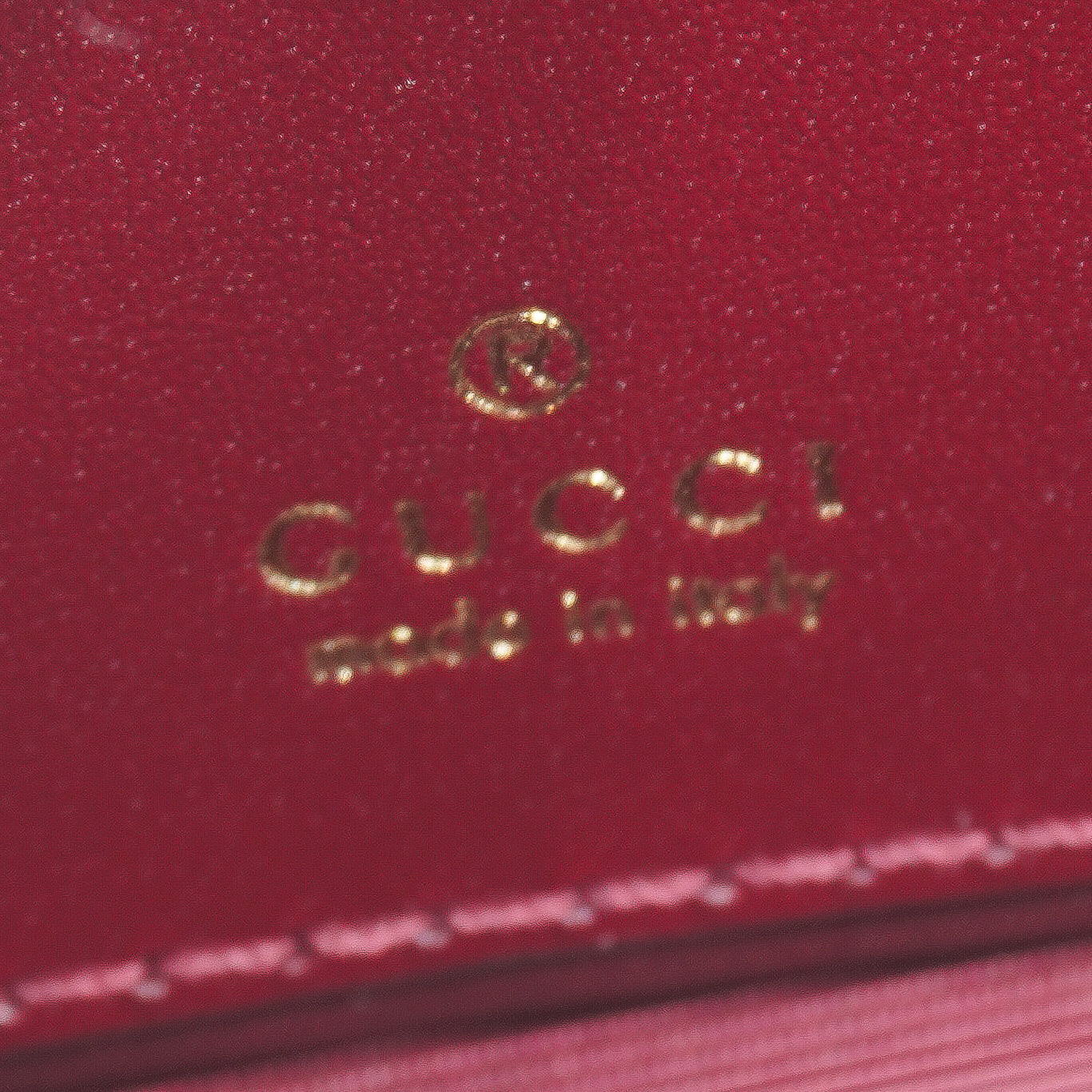 Gucci Shiny Calfskin Bamboo Night Bag