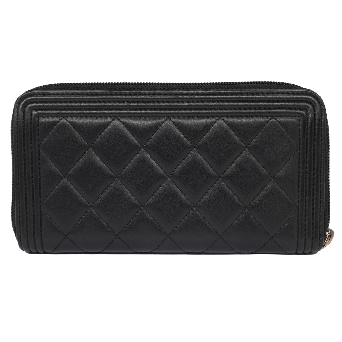 Chanel Boy Zip Around Wallet