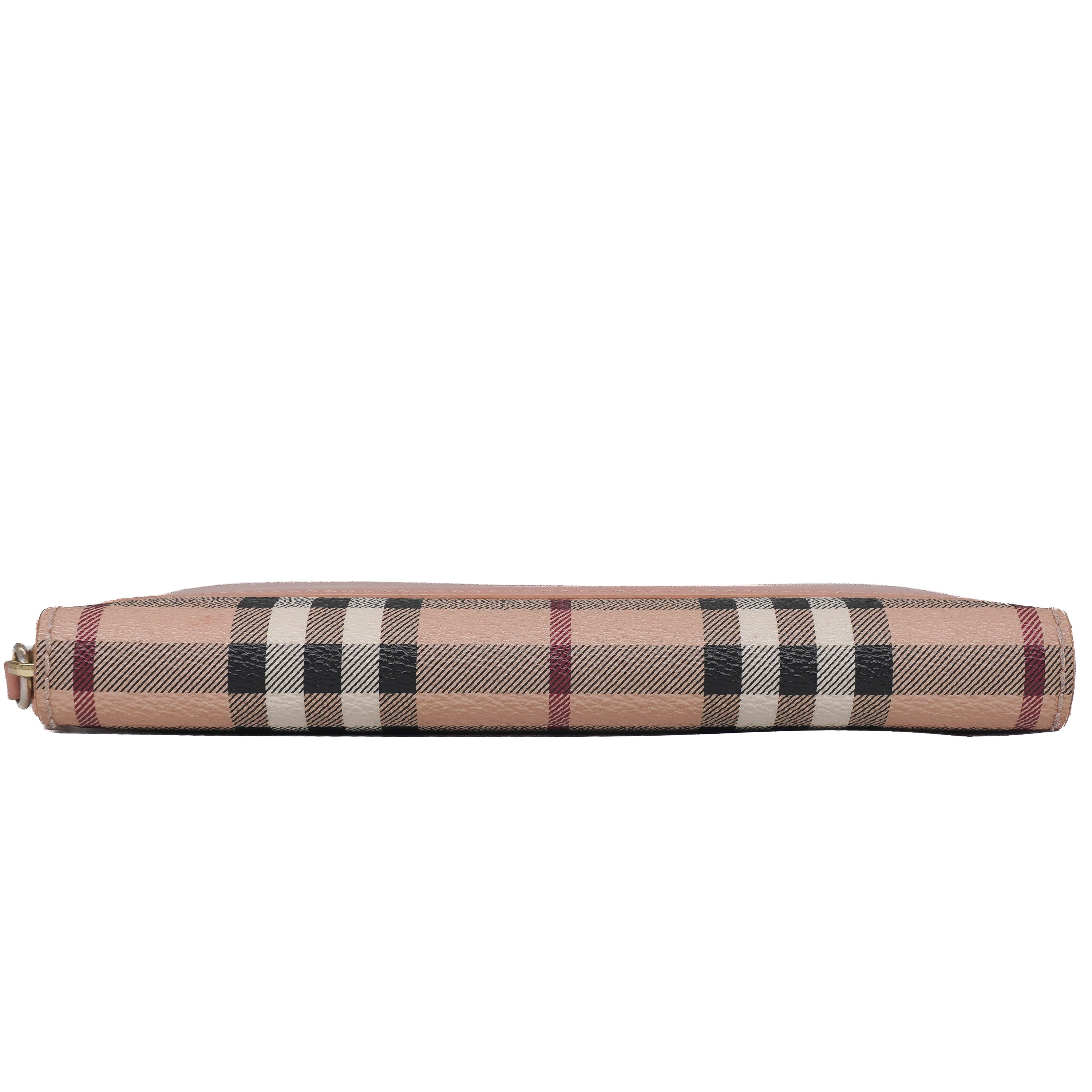 Burberry Haymarket Check Zip Around