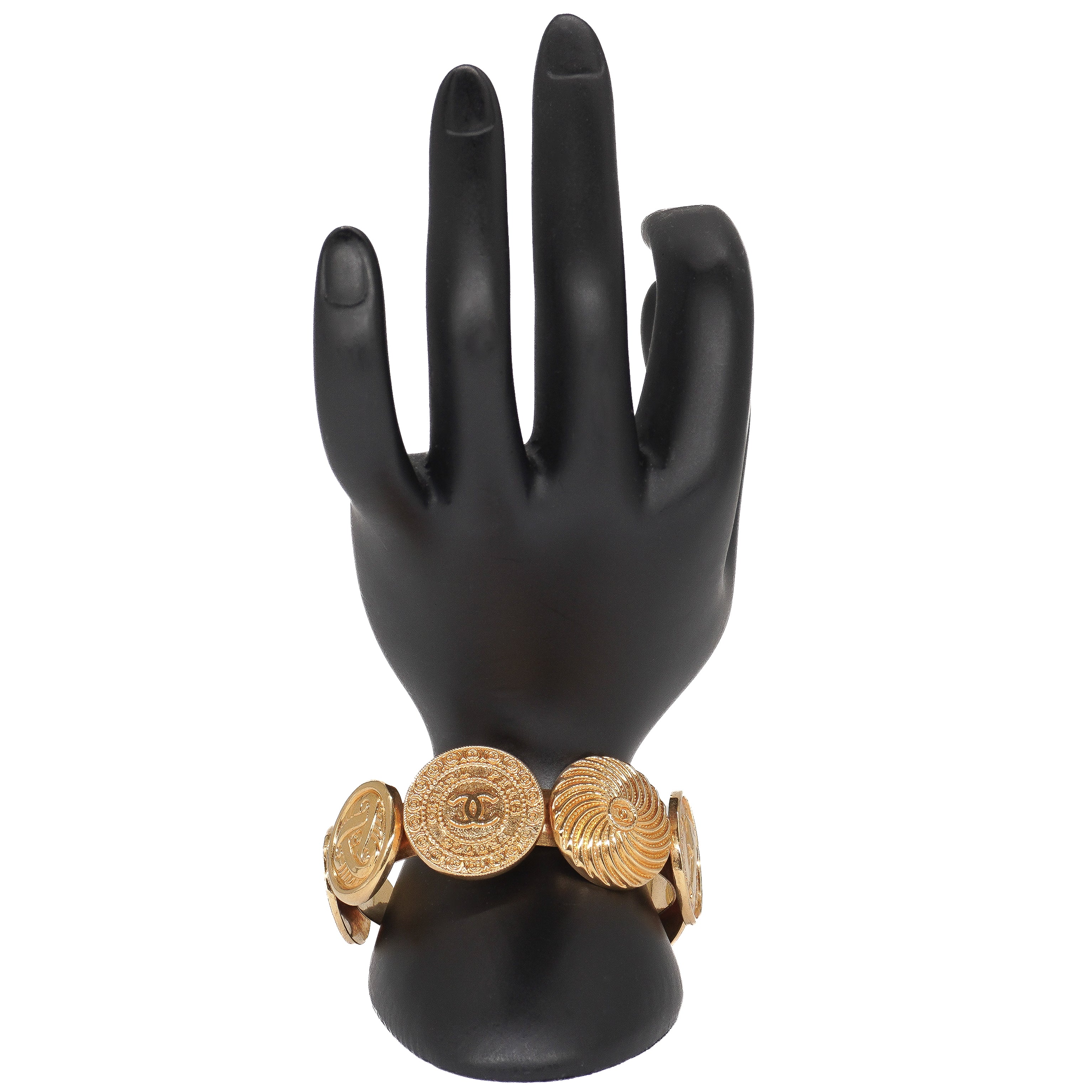 Chanel Medallion Cuff Bracelet