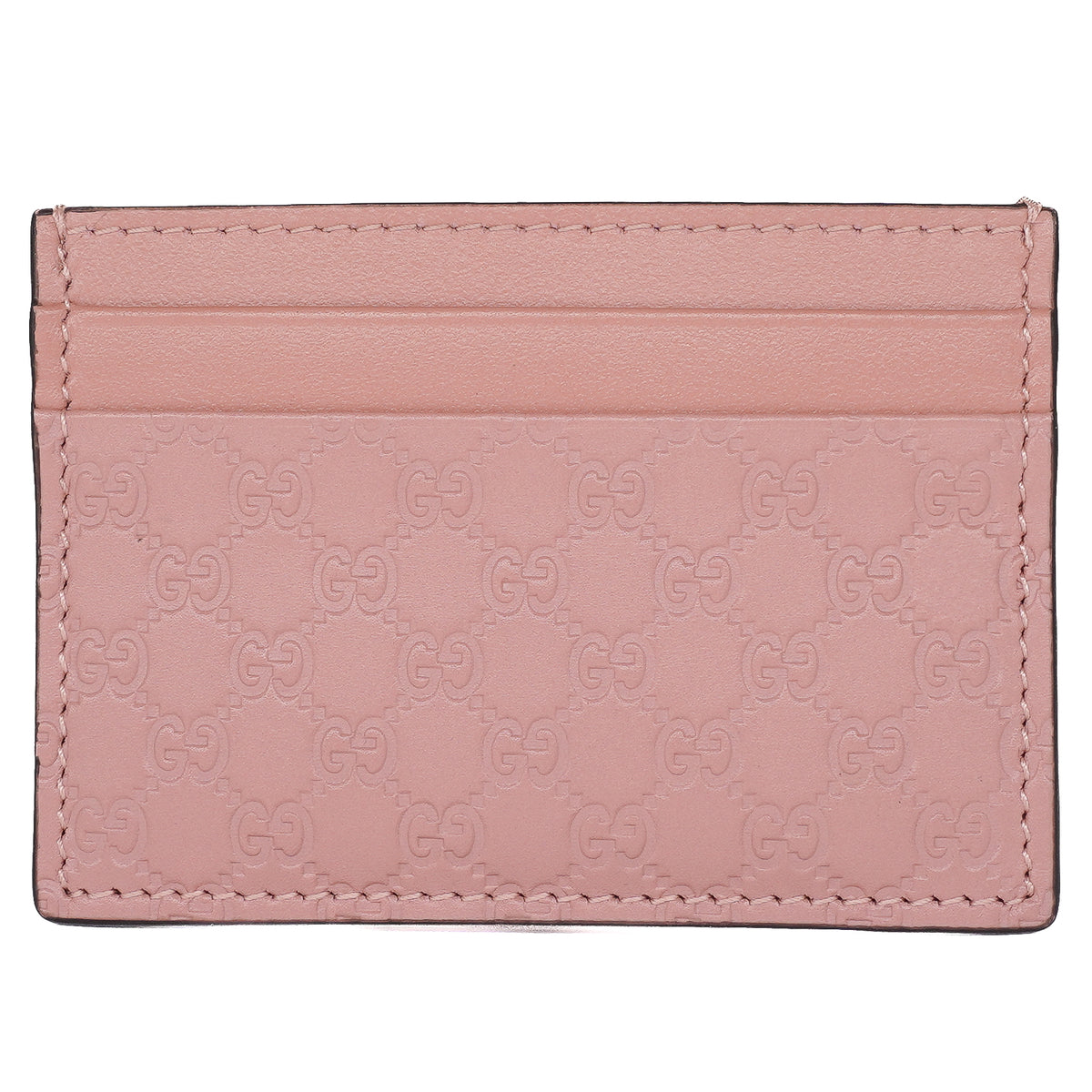 Gucci Card Holder Microguccissima Pink