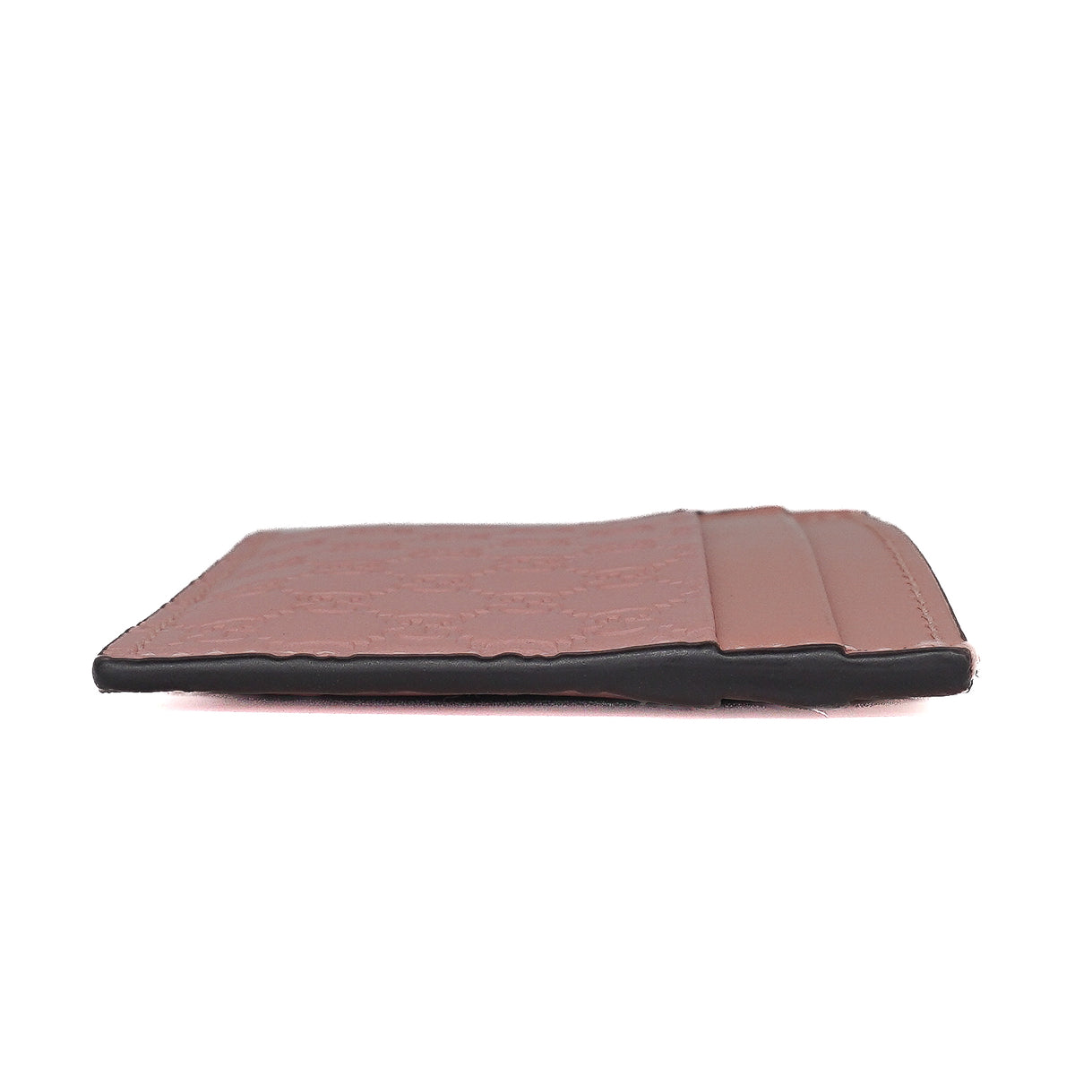 Gucci Card Holder Microguccissima Pink