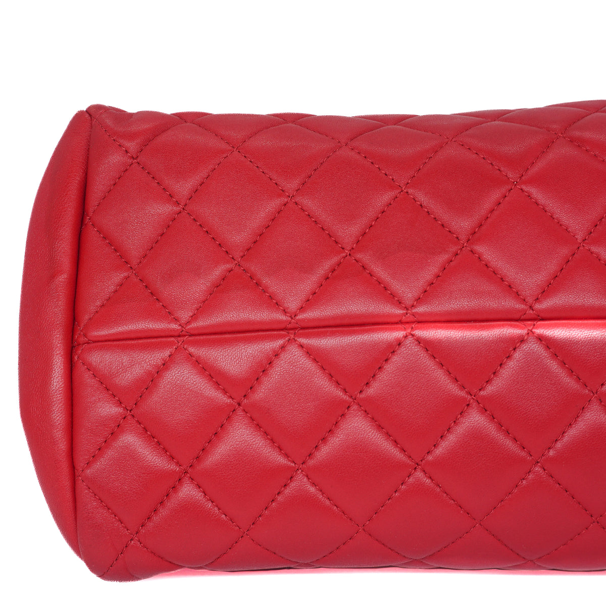 Chanel Just Mademoiselle Medium Lambskin Red