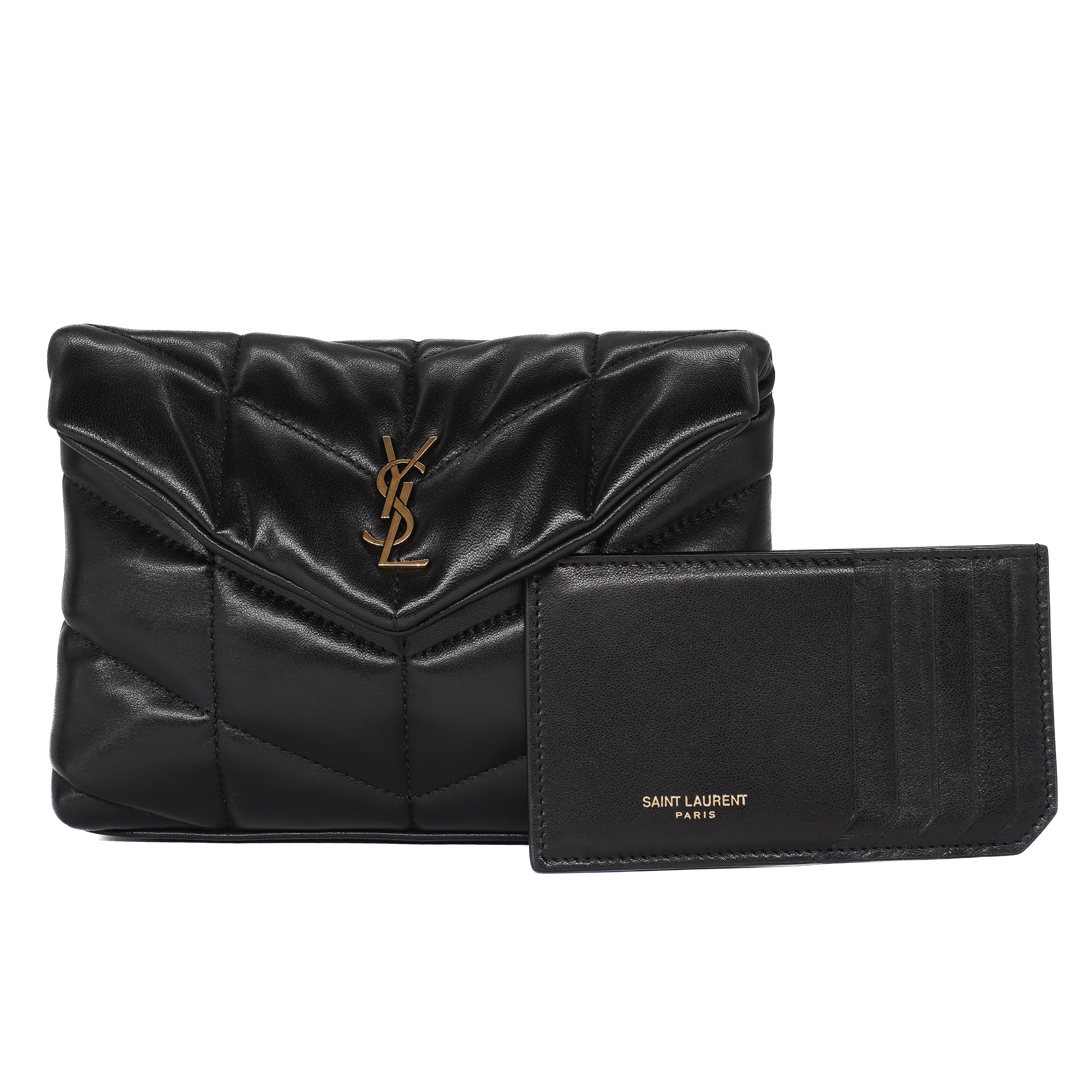 Saint Laurent LouLou Puffer Pouch Clutch