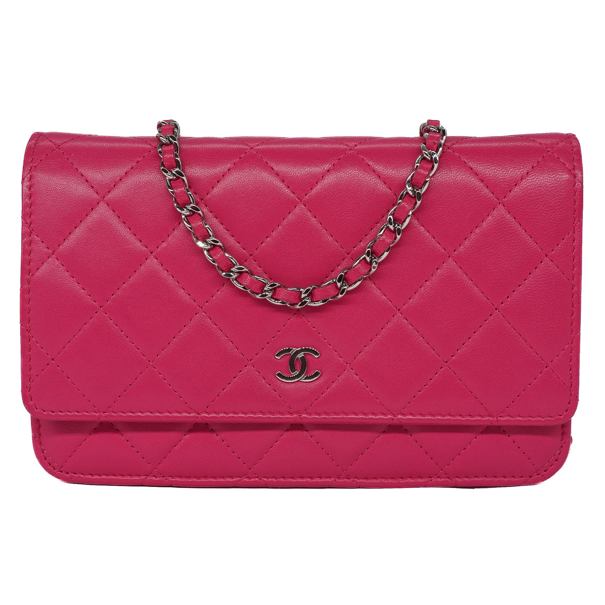 Chanel Lambskin Quilted Wallet