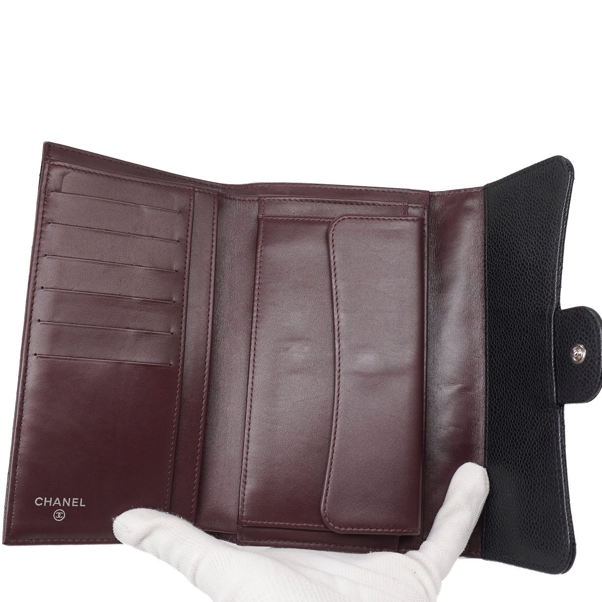 Chanel Quilted Flap Wallet