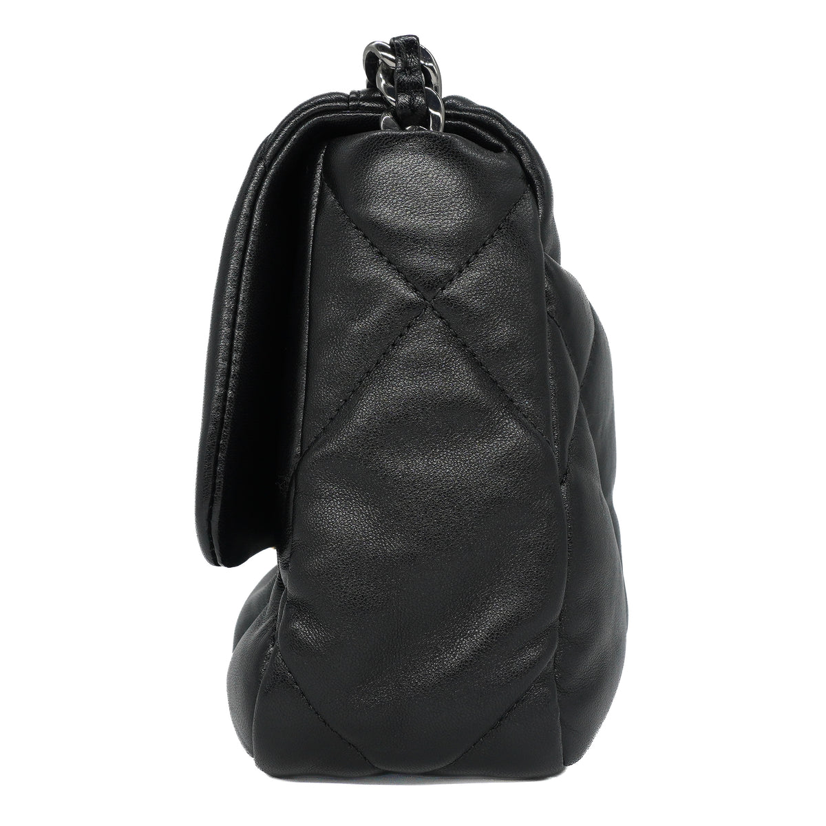 Chanel 19 Medium Flap Bag Lambskin Black