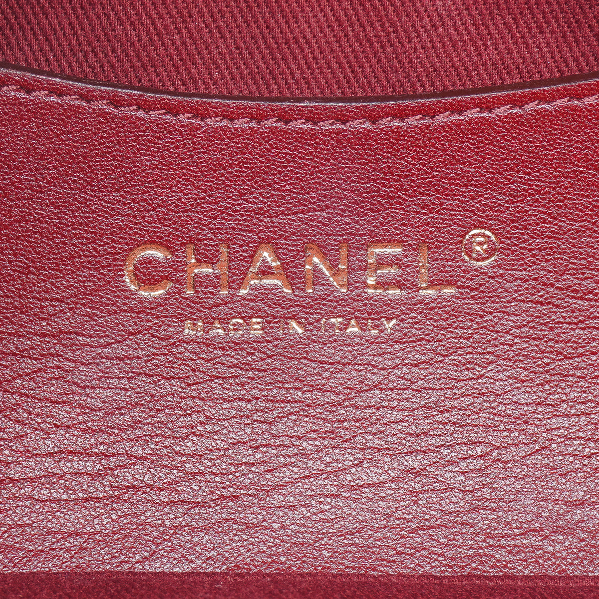 Chanel Just Mademoiselle Medium Lambskin Red