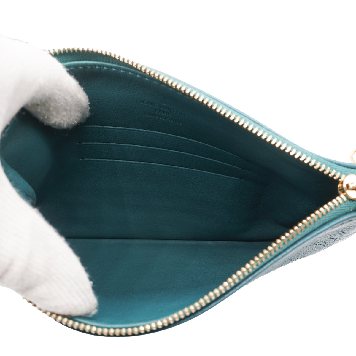 Louis Vuitton Séléné MM Mahina Dark Turquoise