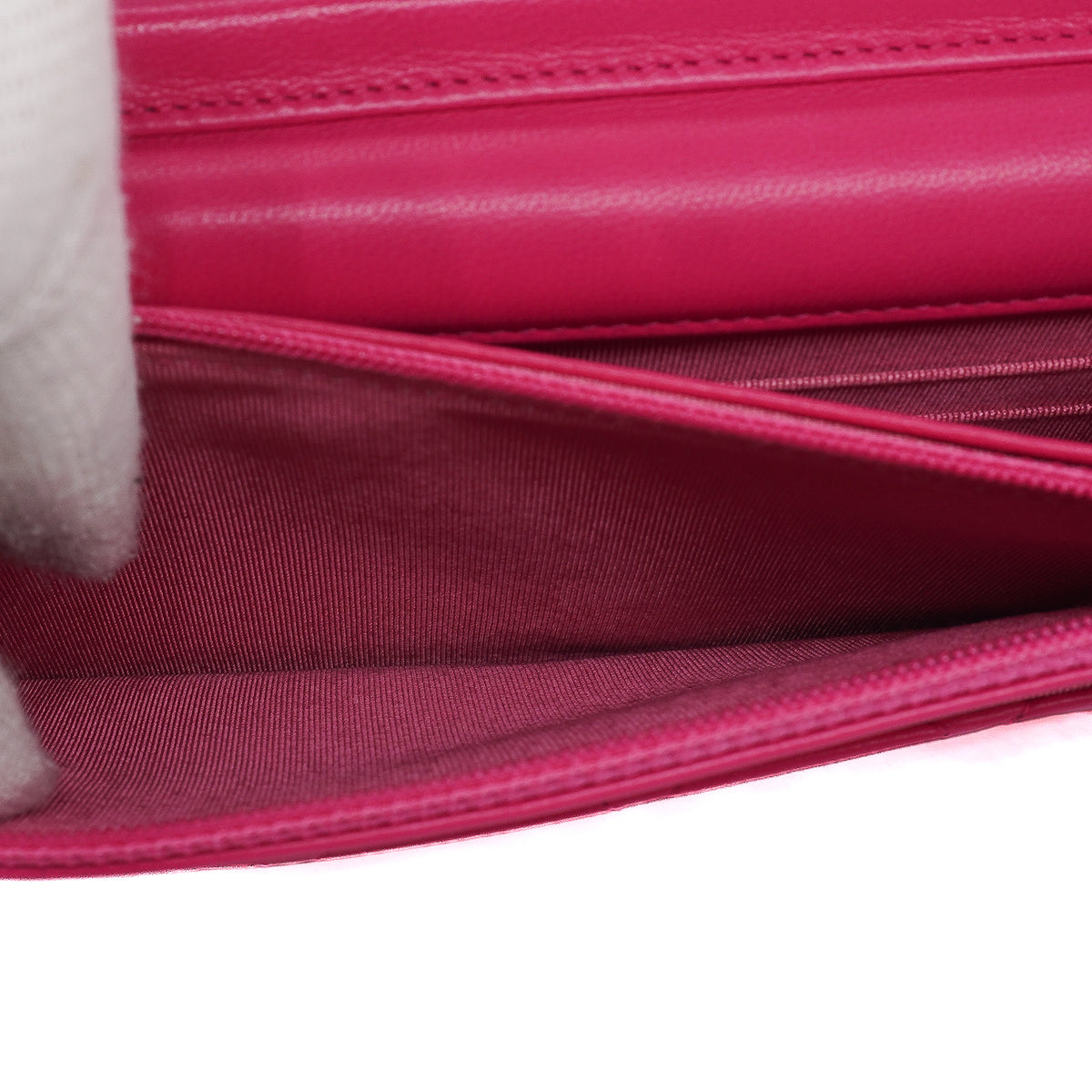 Chanel Lambskin Quilted Wallet