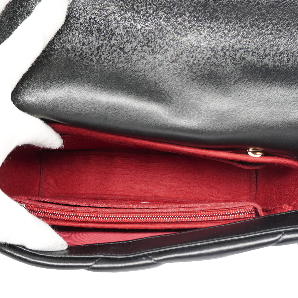 Chanel 19 Medium Flap Bag Lambskin Black