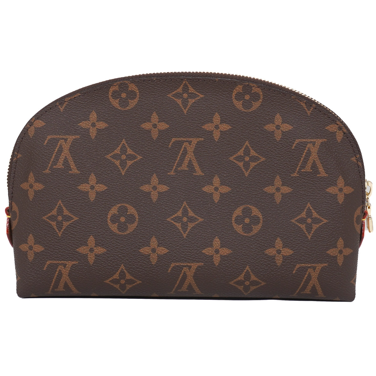 Louis Vuitton Cosmetic Pouch MM Monogram Canvas Brown