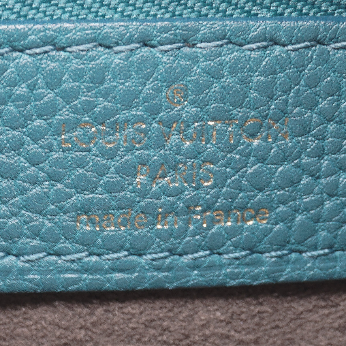 Louis Vuitton Séléné MM Mahina Dark Turquoise