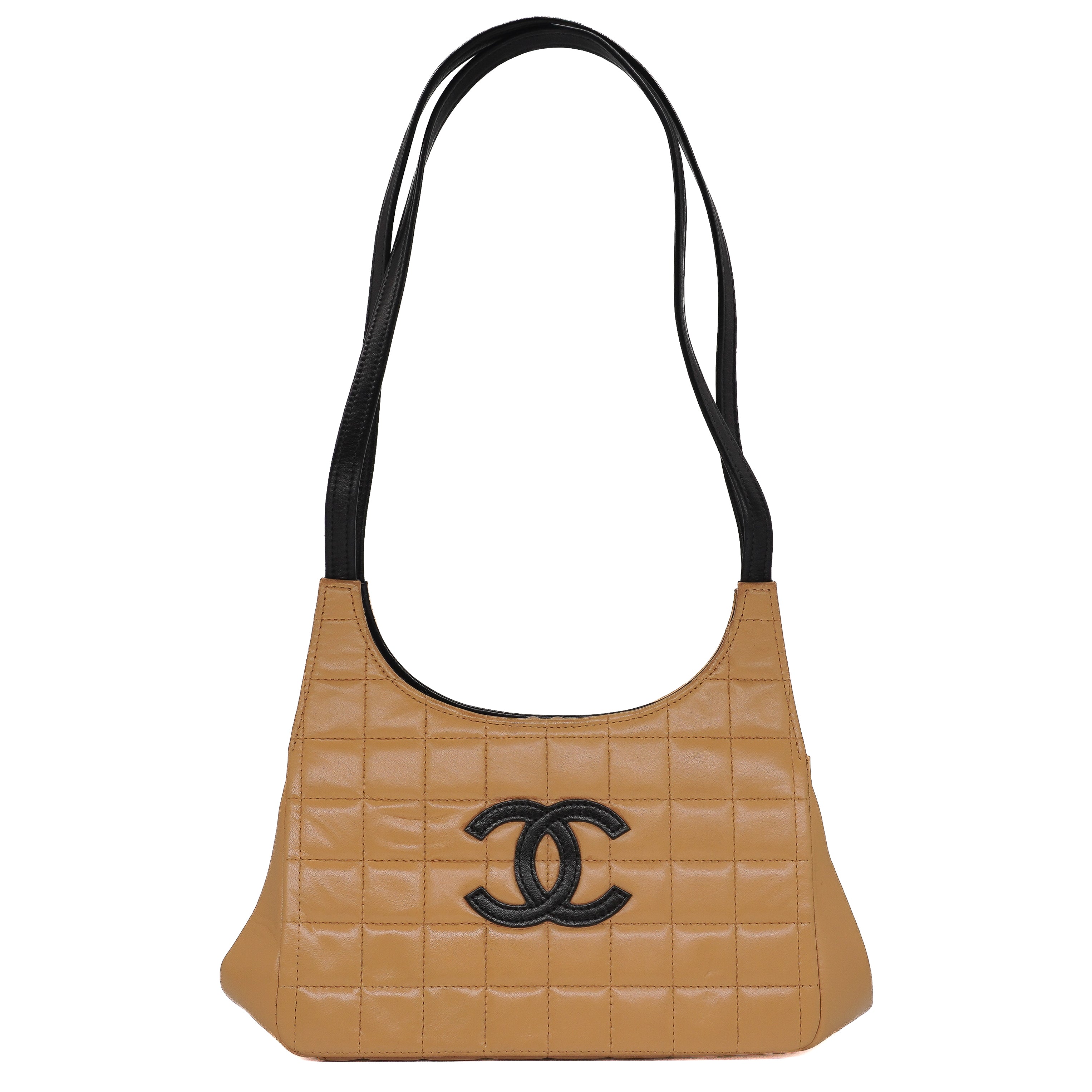 Chanel Vintage Chocolate Bar Kiss Lock