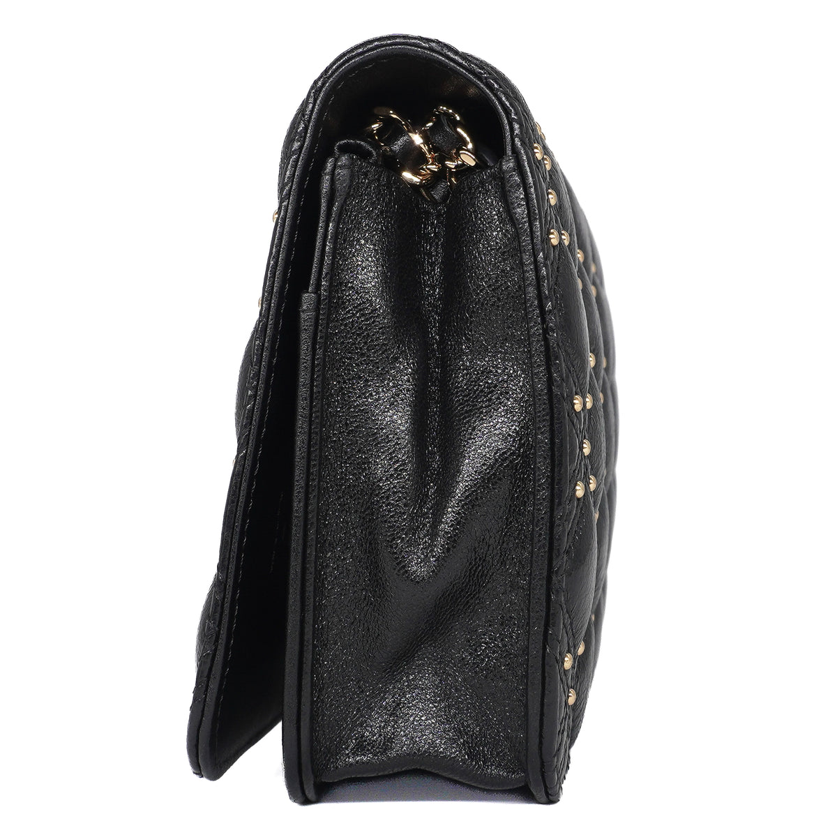 Chanel Wallet on Chain Studded Diamond Stitched Lambskin