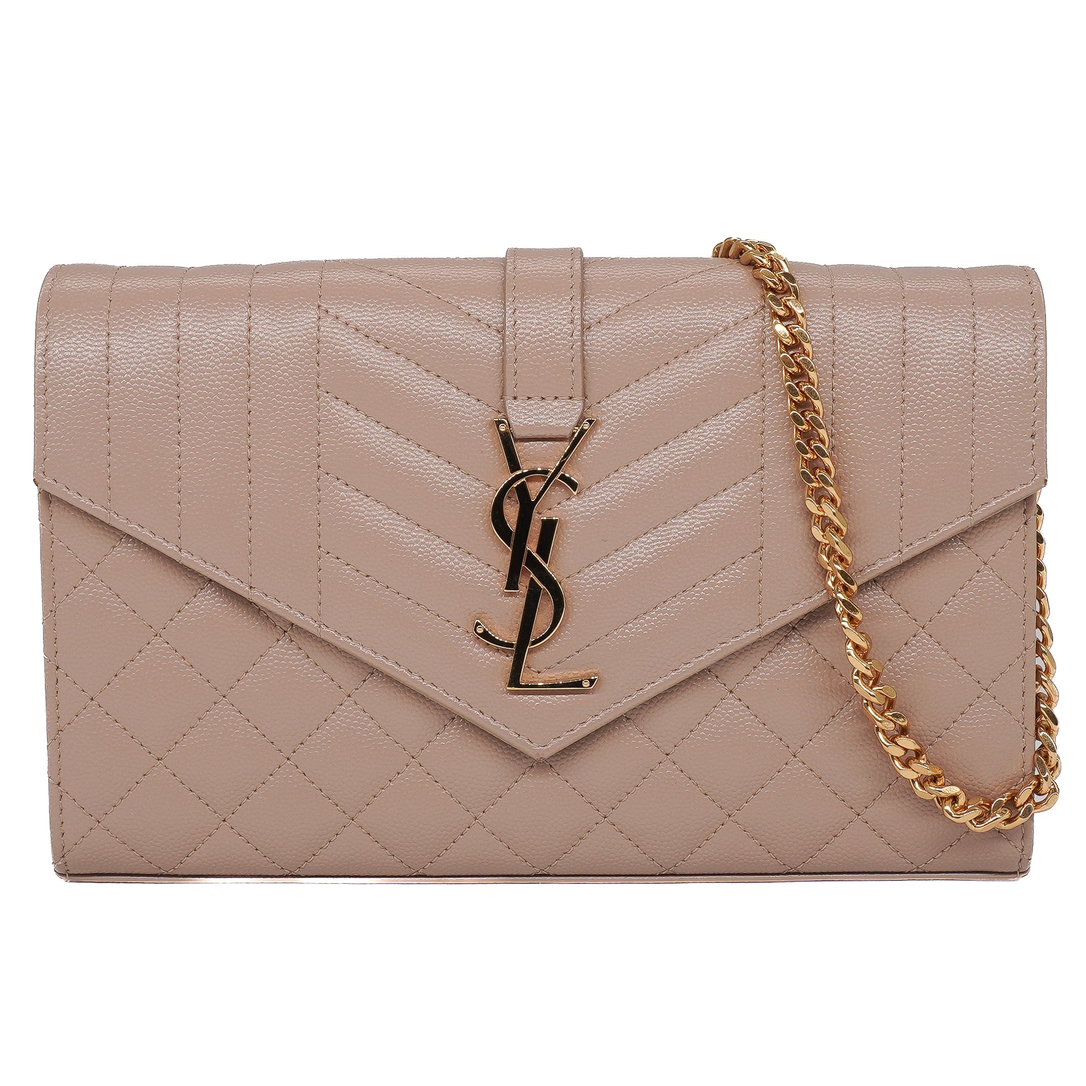 Saint Laurent Matelasse Triquilt Wallet
