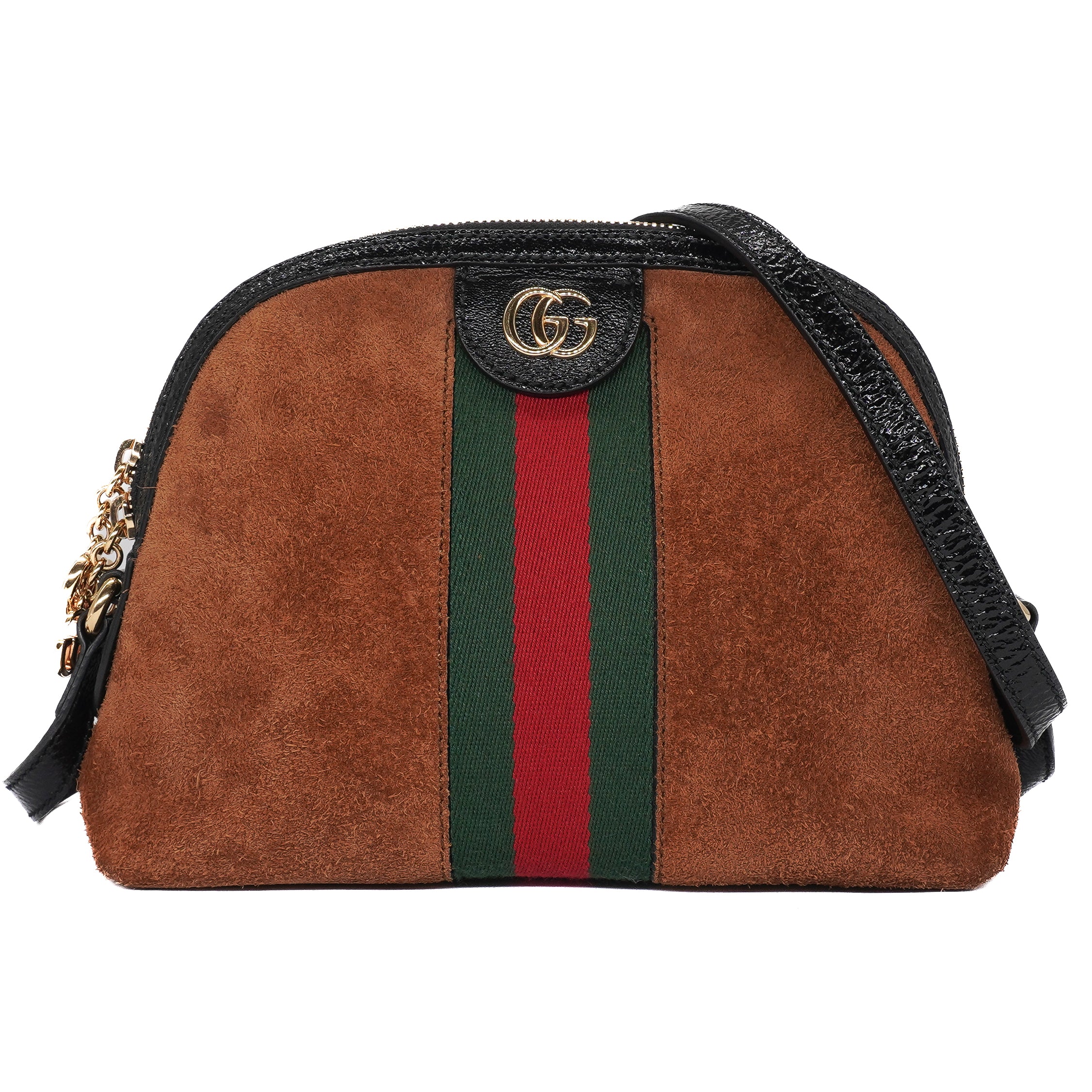 Gucci Ophidia GG Small Suede Shoulder Bag