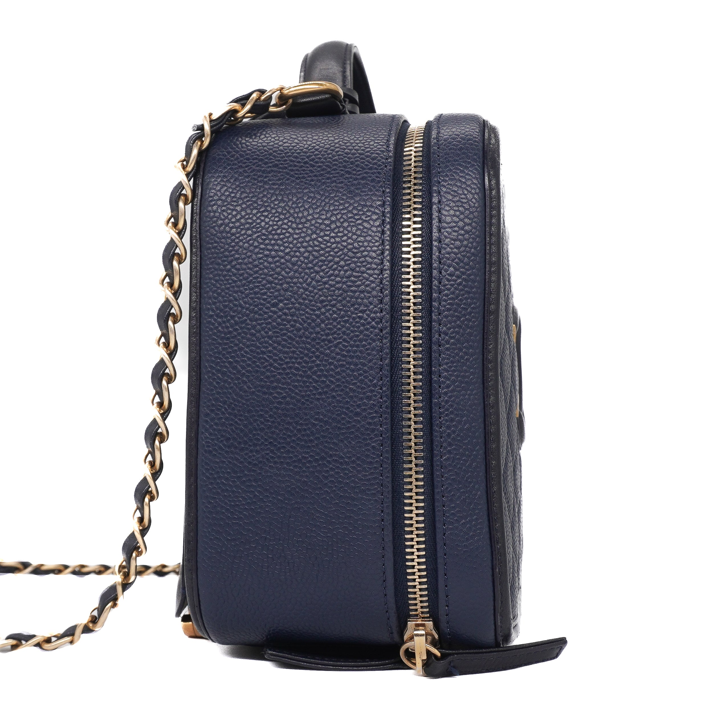 Chanel Medium CC Filigree Top Handle Vanity