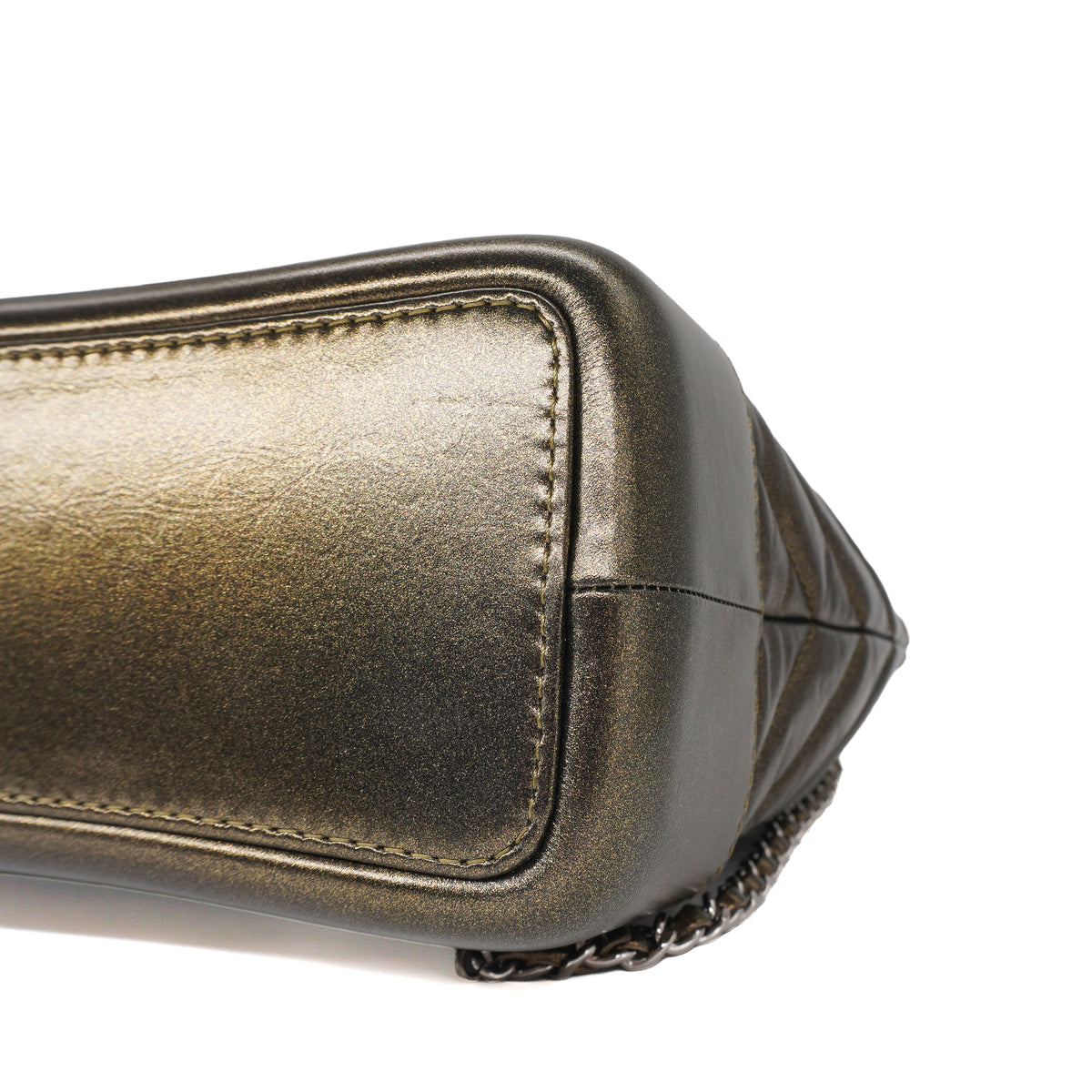 Chanel Gabrielle Small Backpack Aged Calfskin Bronze