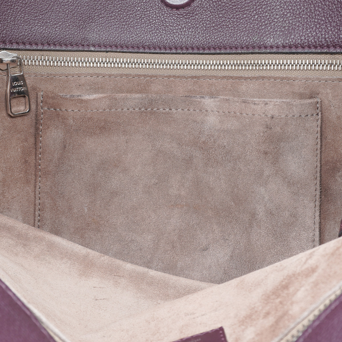 Louis Vuitton Tote W PM Veau Cachemire Calfskin Deep Purple