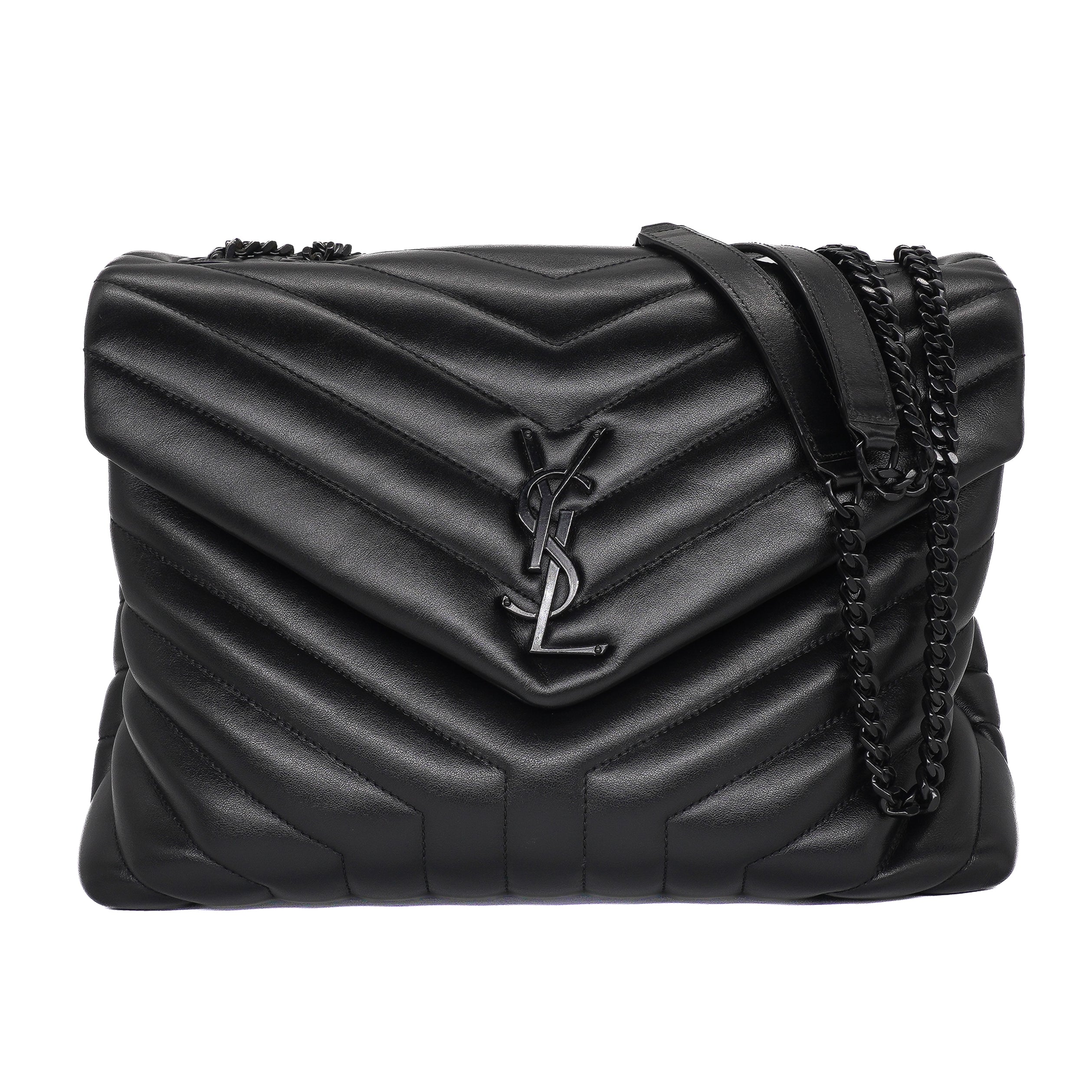 Saint Laurent Medium Loulou Chain Satchel