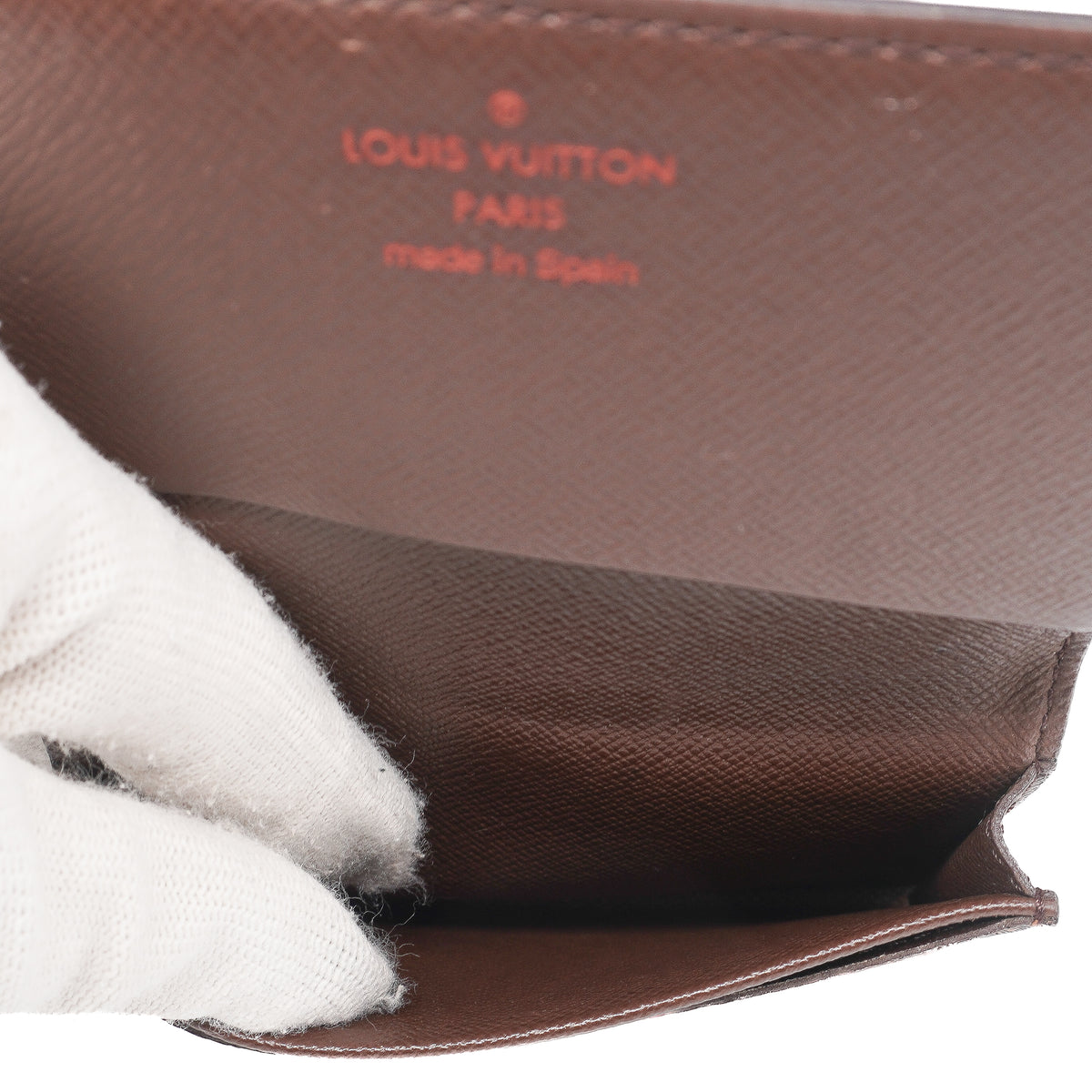 Louis Vuitton Business Card Holder Damier Ebene