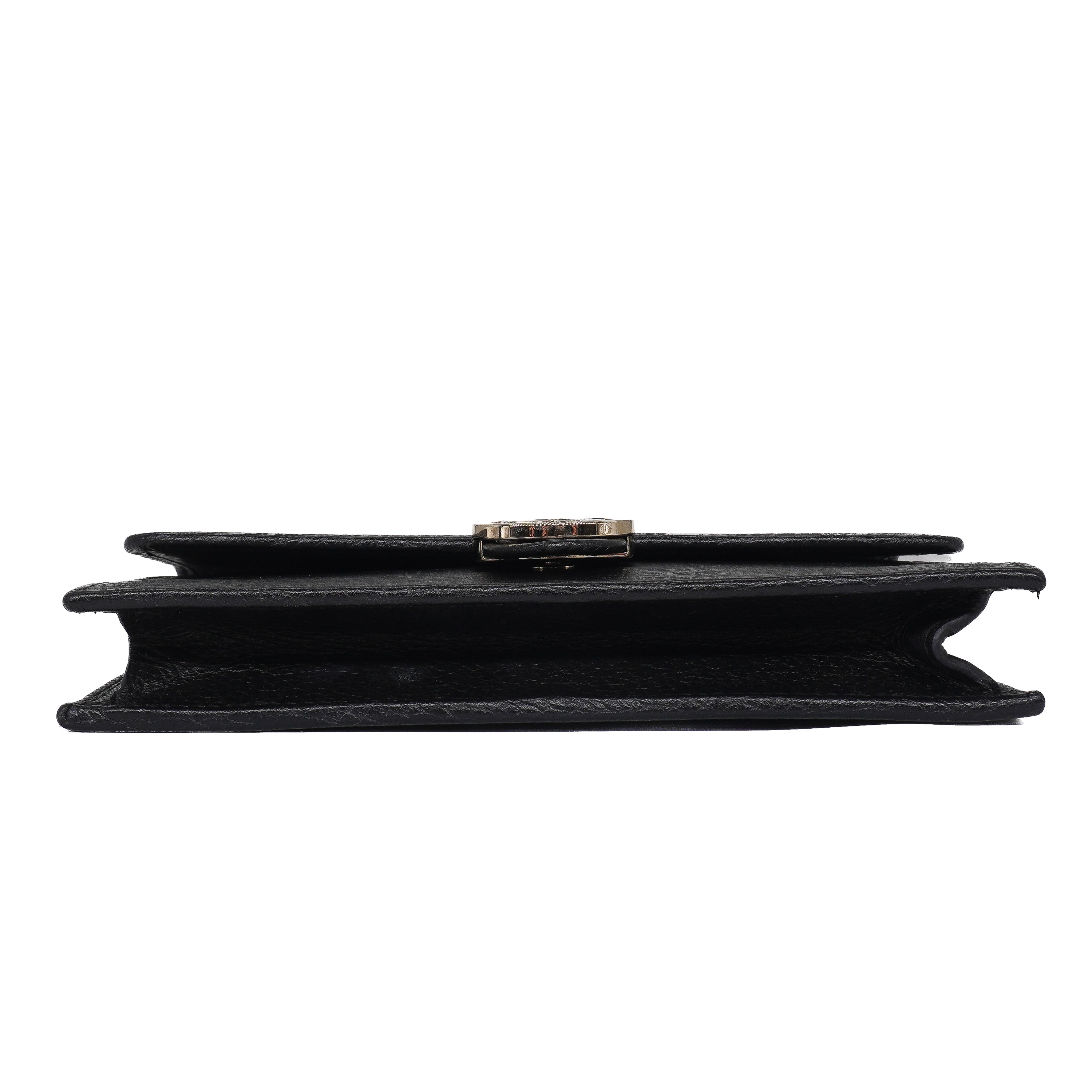 Gucci Dollar Calfskin Interlocking G Chain Wallet