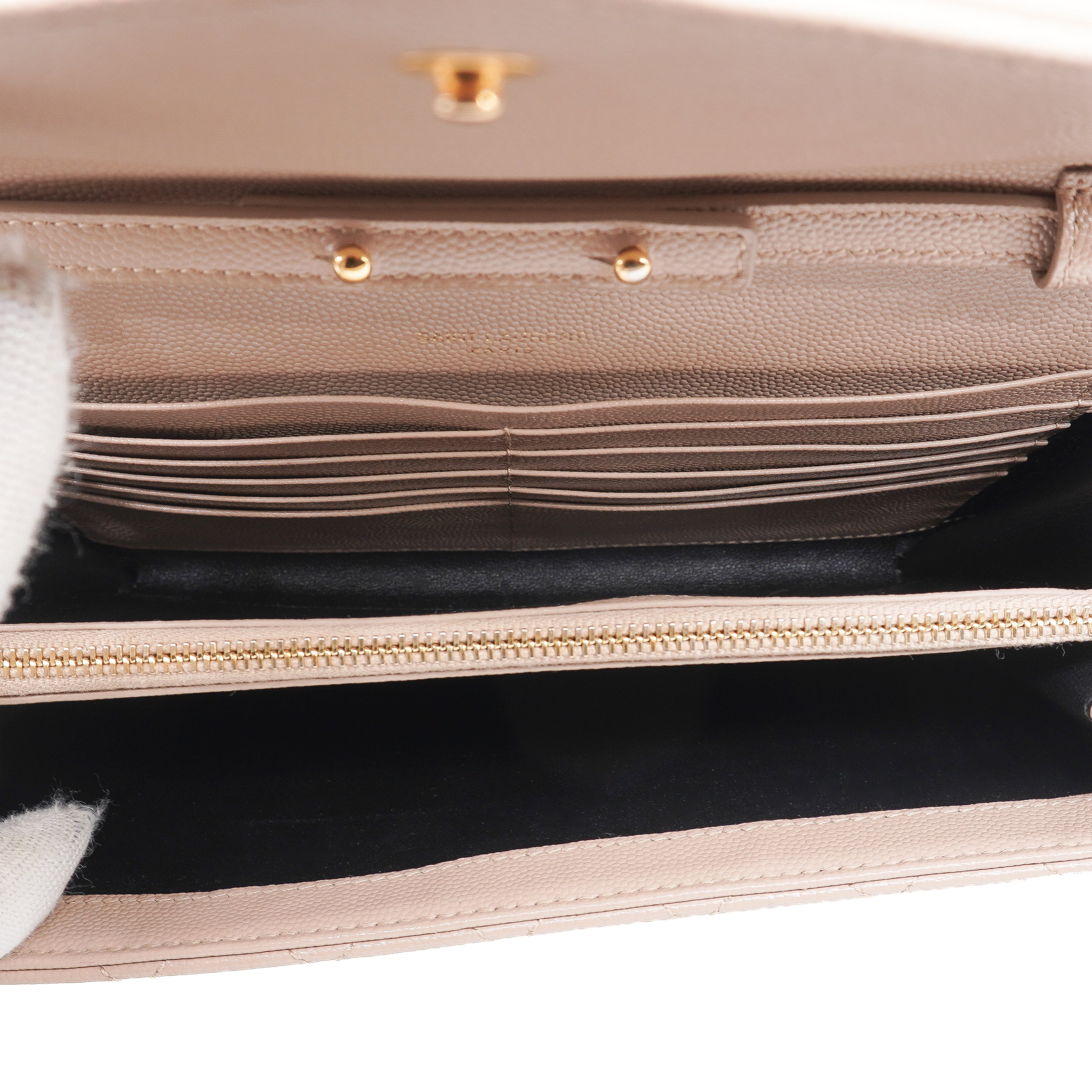 Saint Laurent Matelasse Triquilt Wallet
