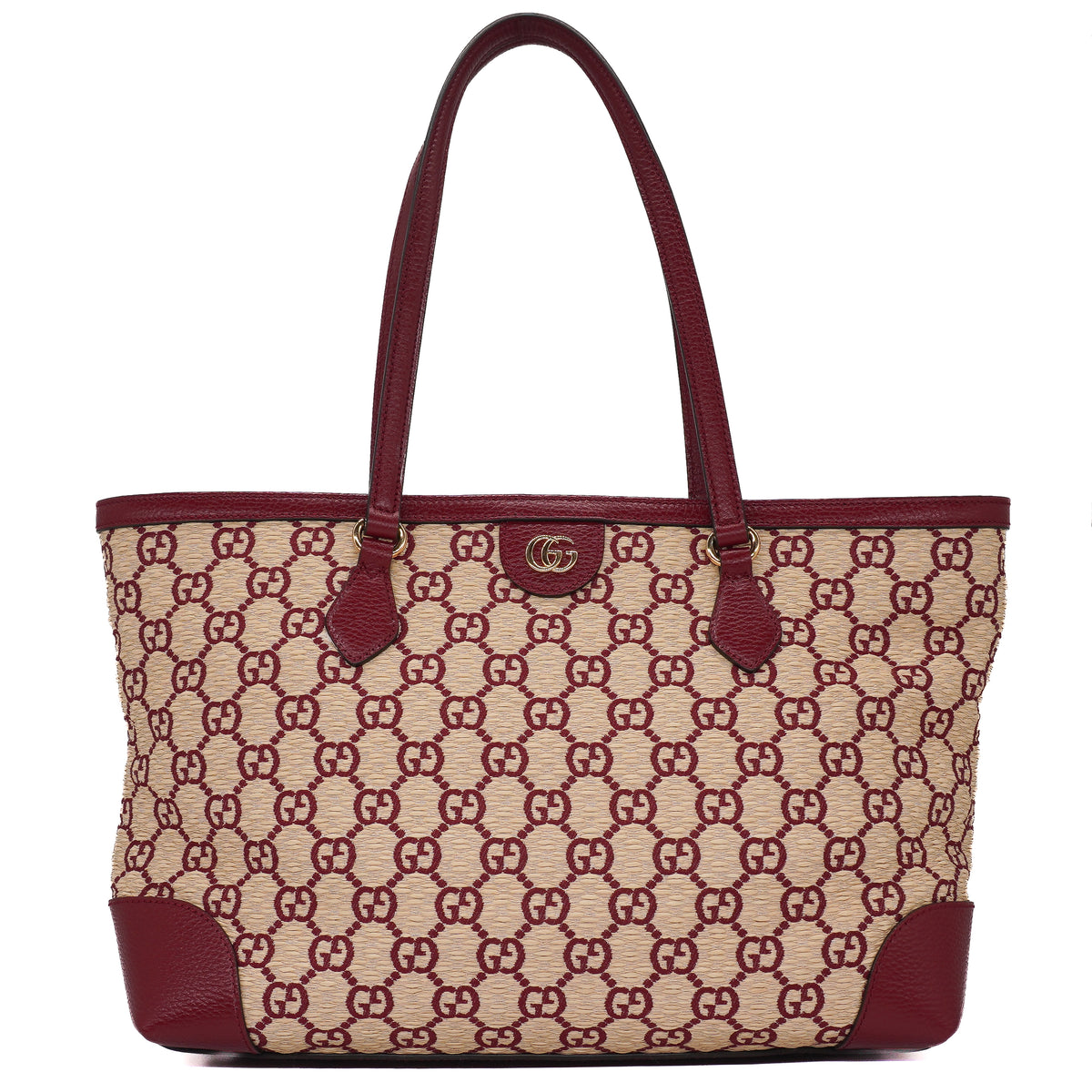 Gucci Straw Ophidia Tote