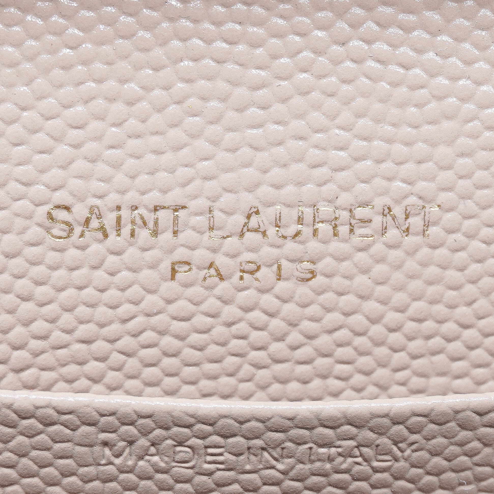 Saint Laurent Matelasse Triquilt Wallet