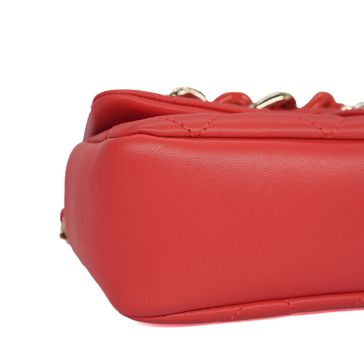 Chanel Elegant Chain Small Flap Bag Lambskin Pink