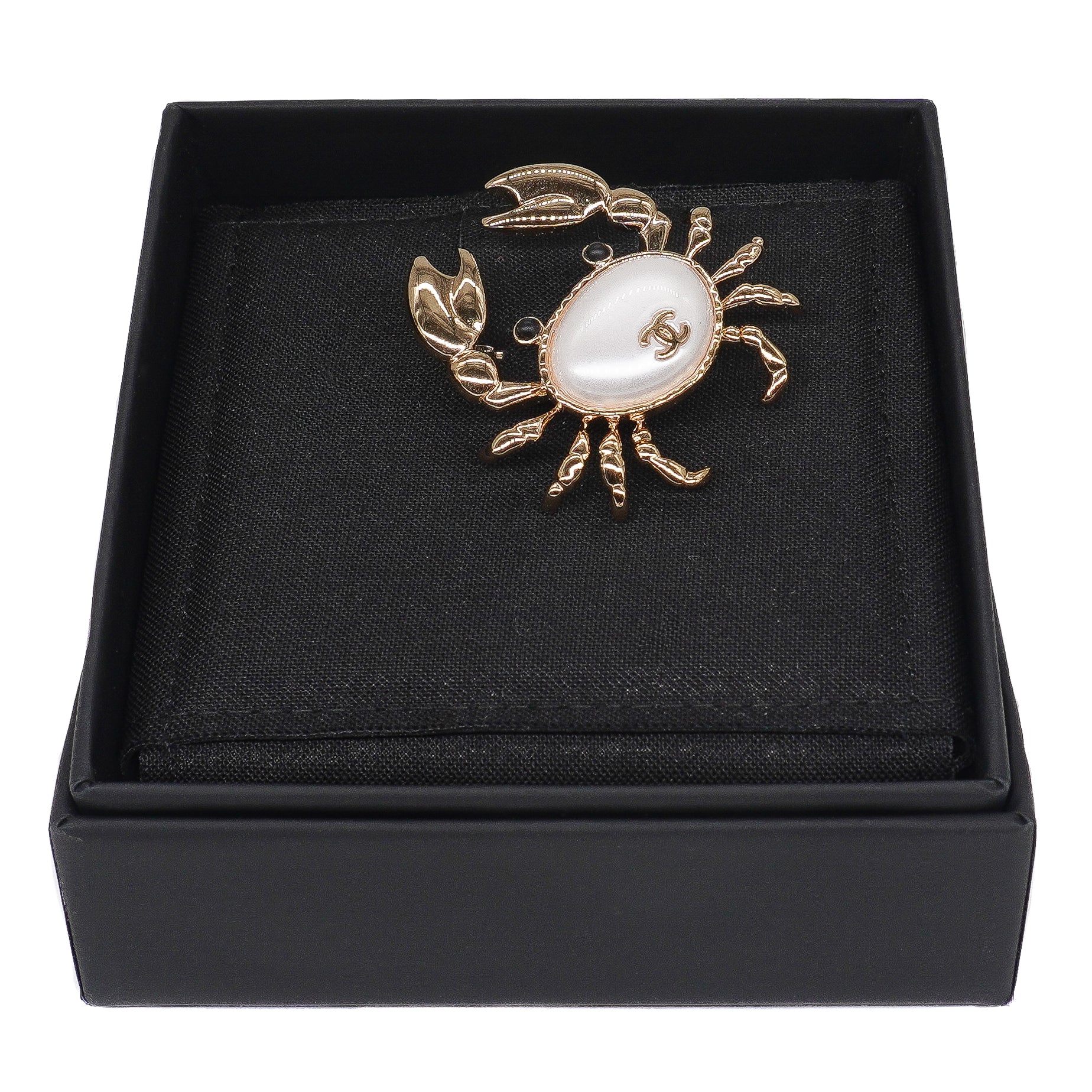 Chanel Gold Crab Brooch