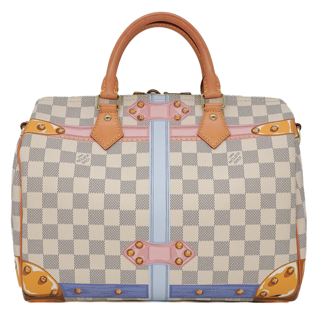 Louis Vuitton Speedy Bandoulière 30 Damier Azur Summer Trunks