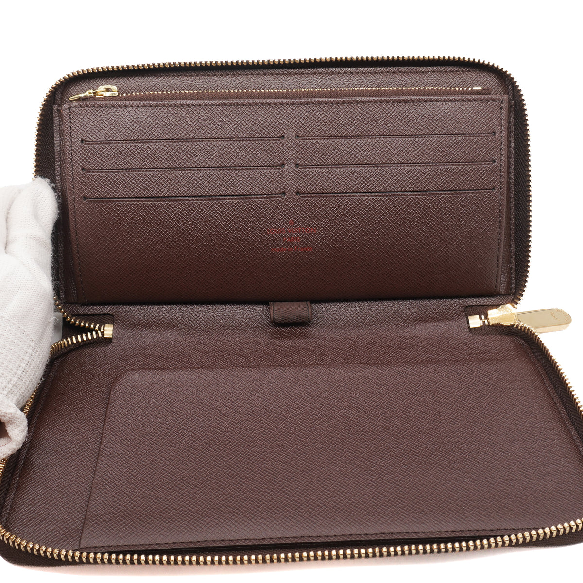 Louis Vuitton Zippy Organizer Damier Ebene