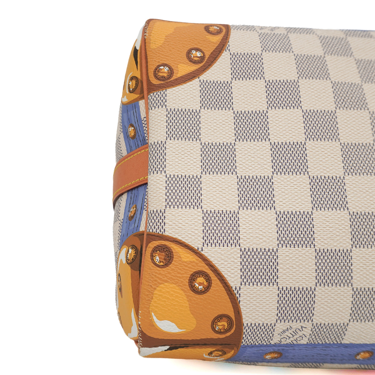 Louis Vuitton Speedy Bandoulière 30 Damier Azur Summer Trunks